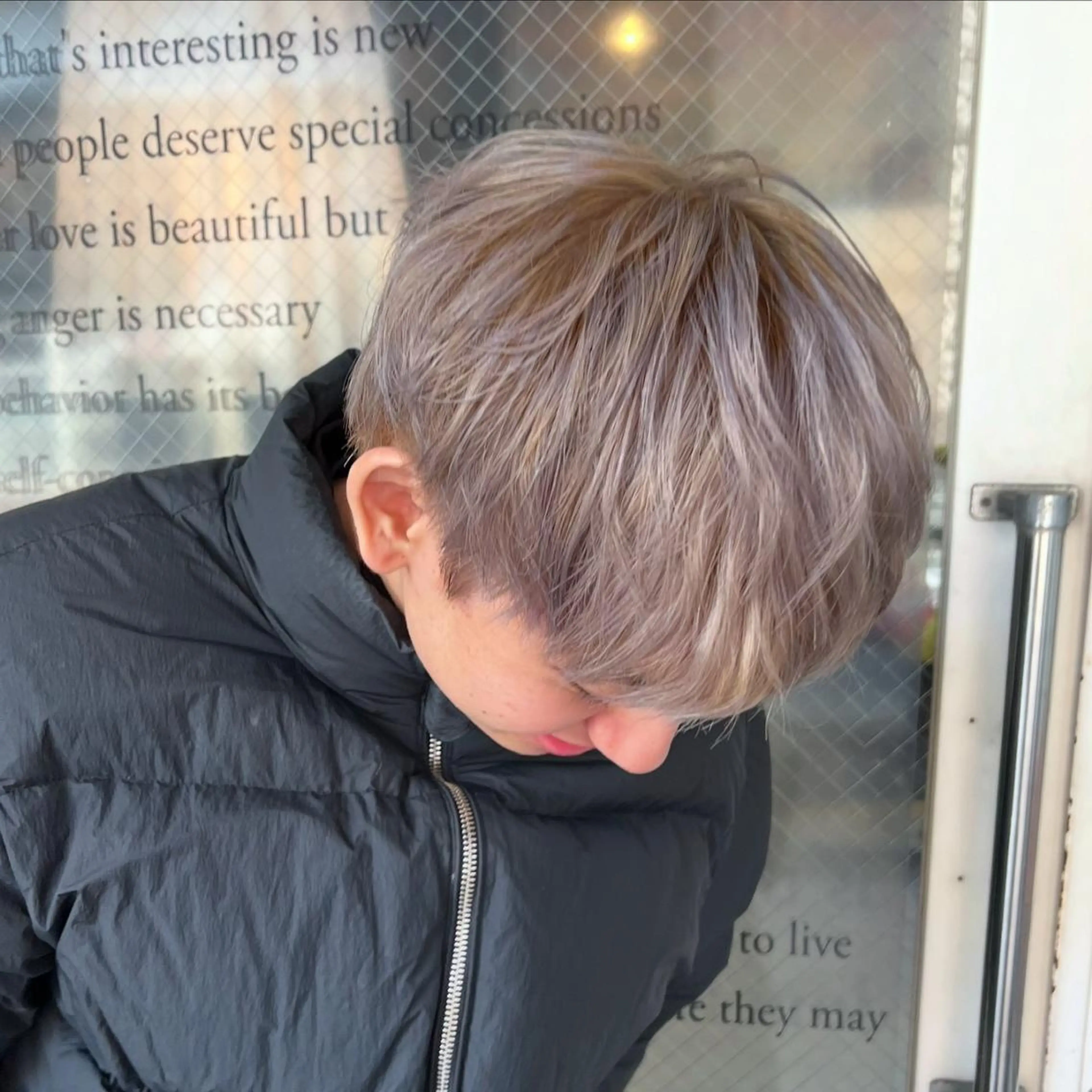 カラー メンズ 谷岡 沙也佳のヘアスタイル