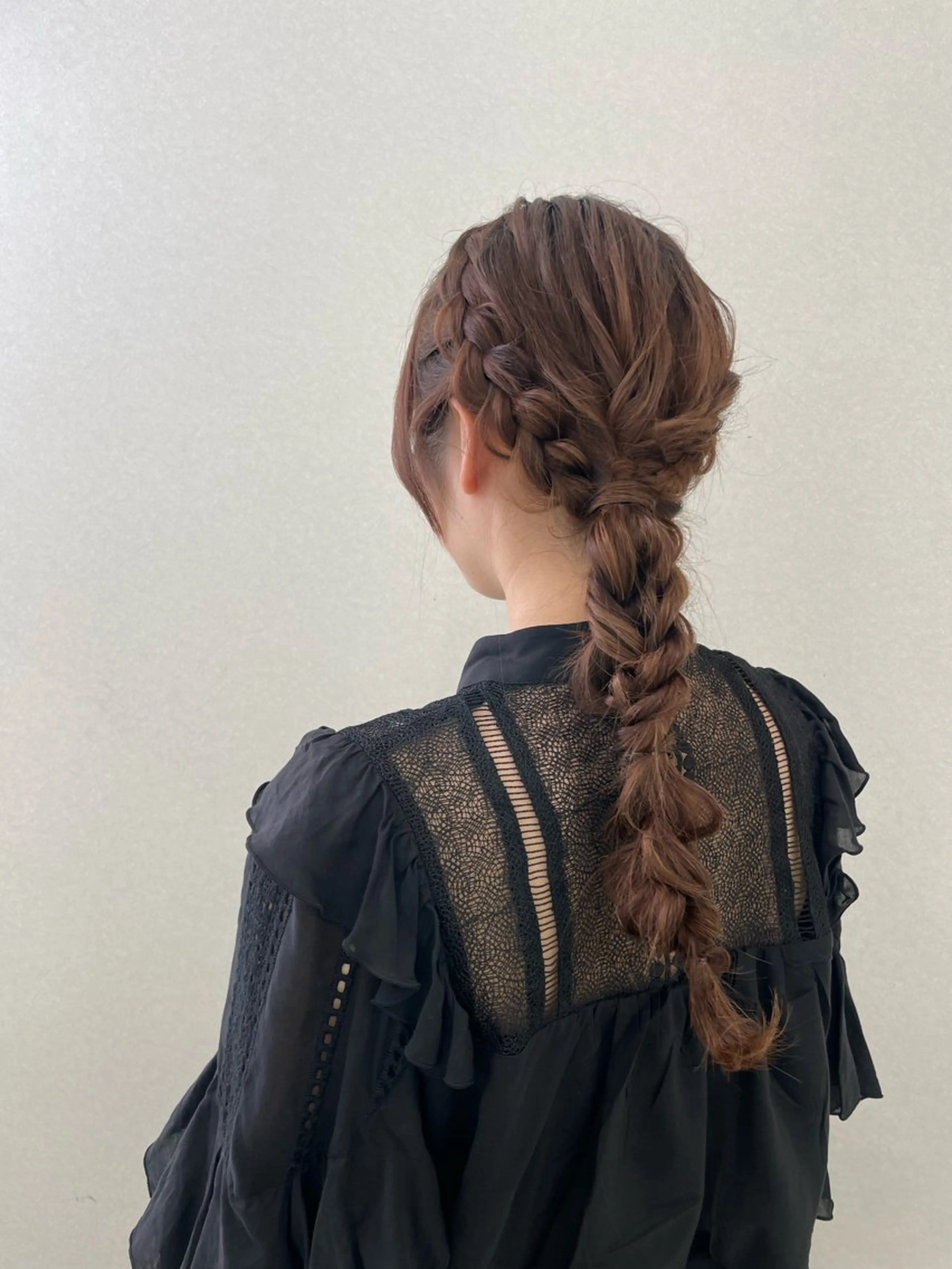 ロング ヘアアレンジ CARELLY Rukaのマツエク・マツパデザイン