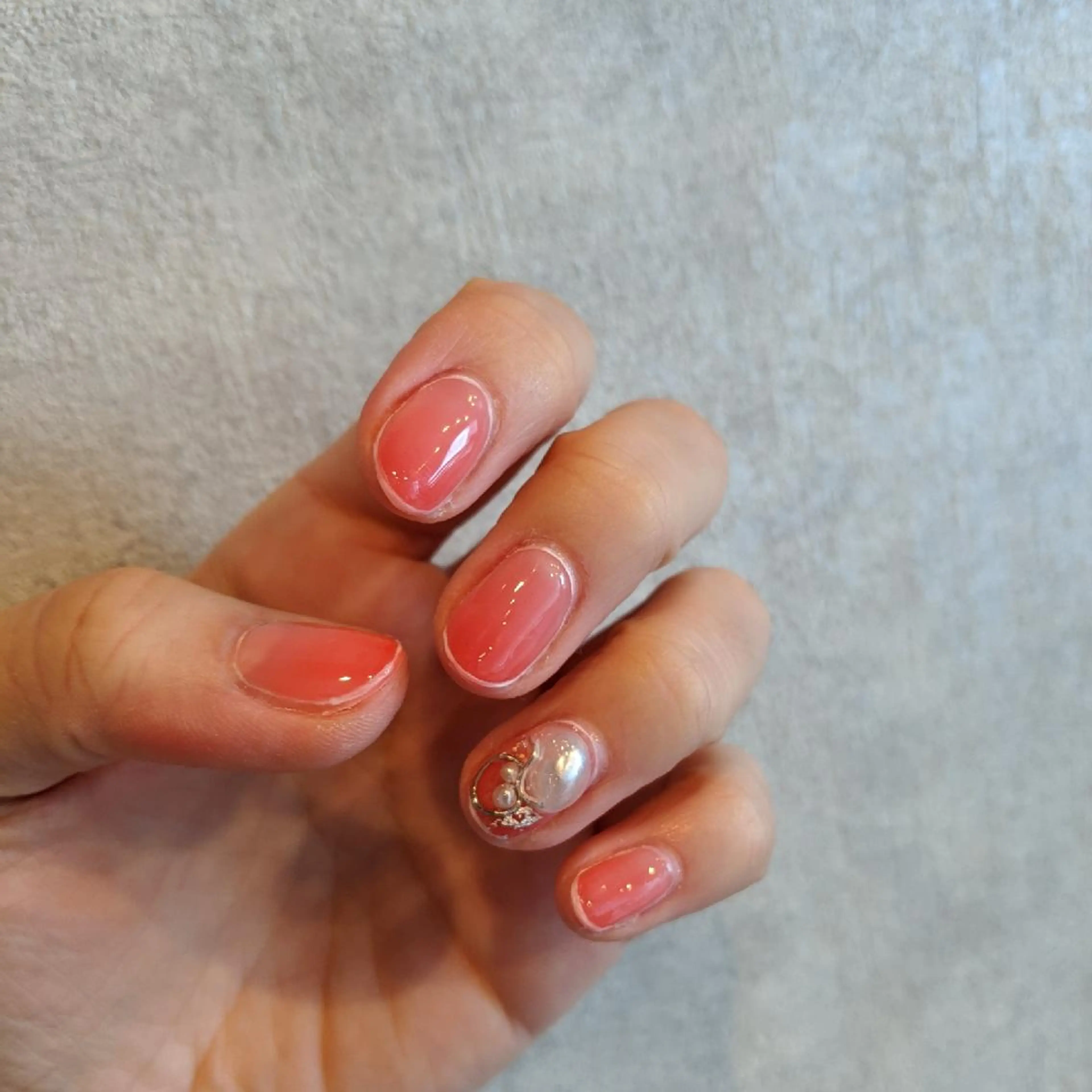 ネイル 赤色 ハンドネイル private salon mieのネイルデザイン