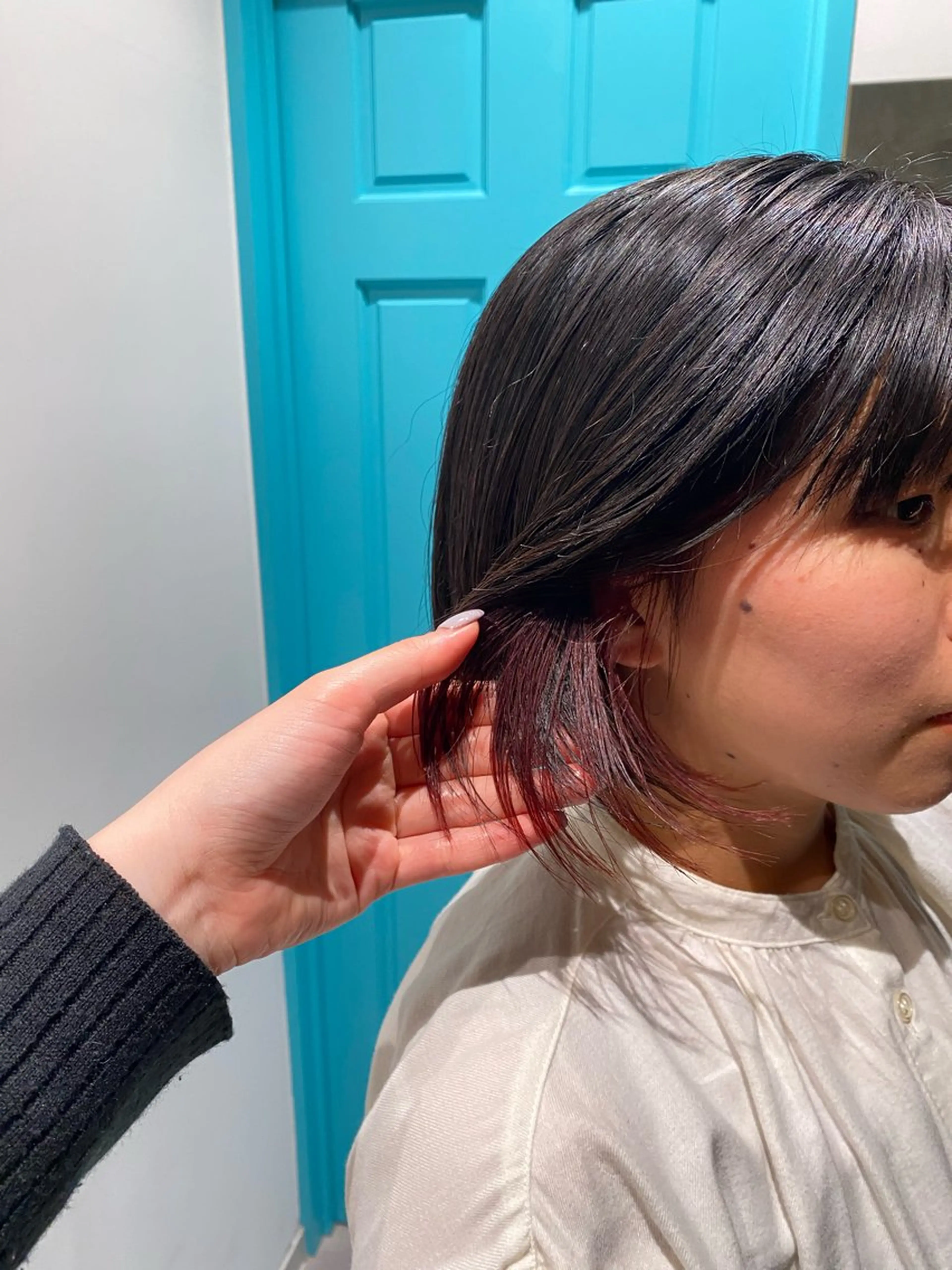 カラー 韓国ヘア AINA🐱のヘアスタイル