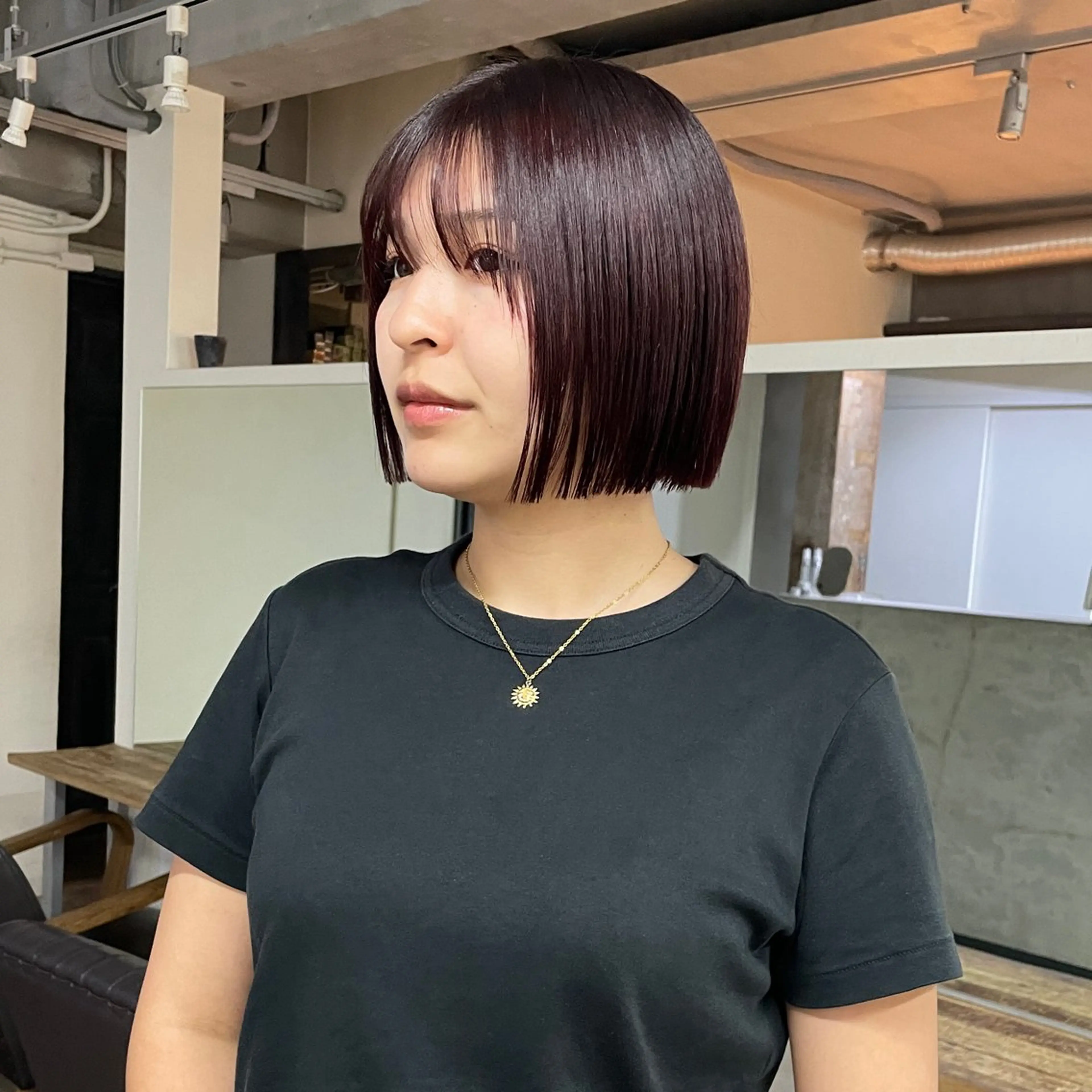 ショート カラー ブリーチ ブリーチなしカラー ボブ 縮毛矯正 野村矩樂/パーマ /縮毛矯正のヘアスタイル