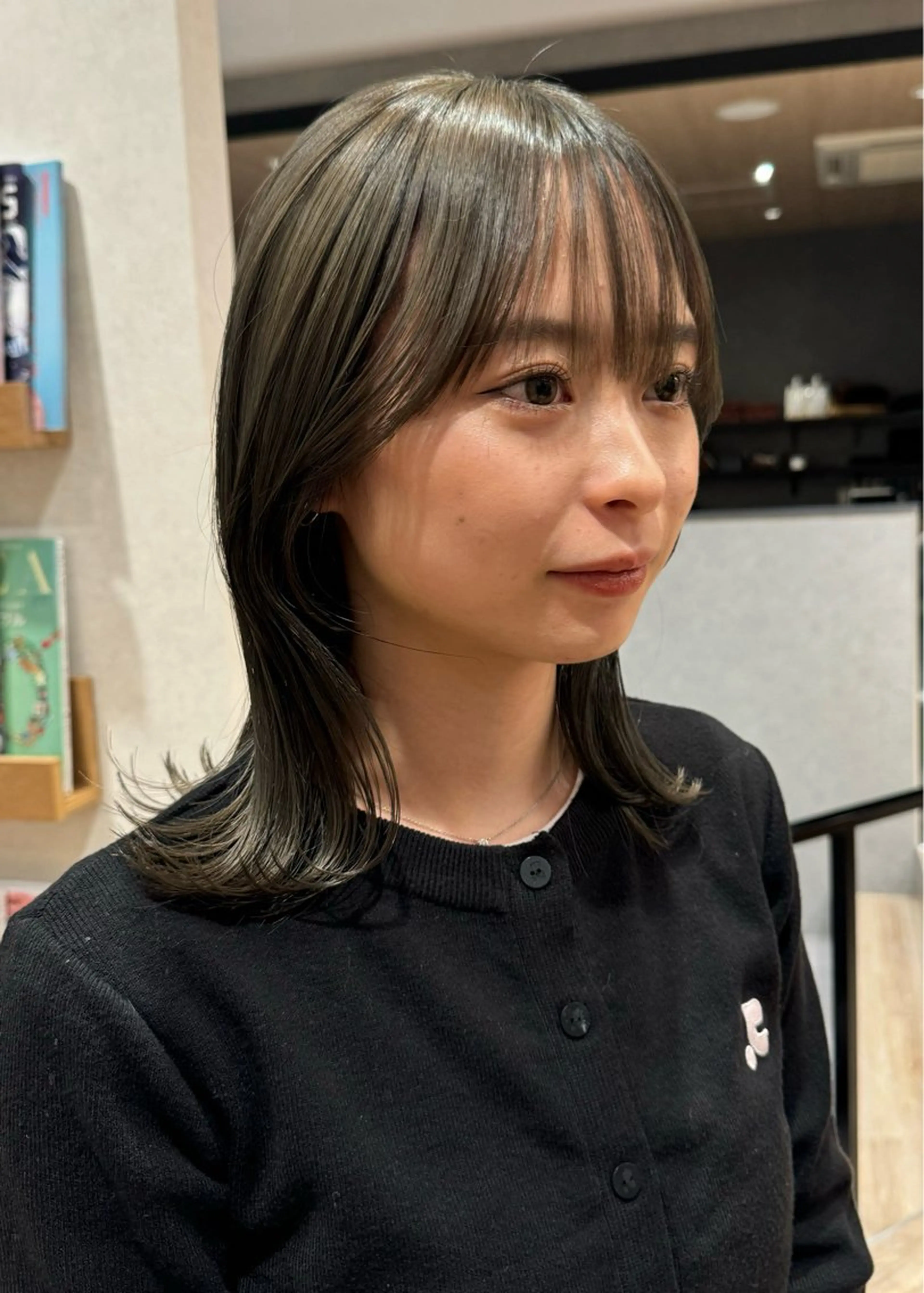 【髪質改善👧🏻】小顔カット+髪質改善カラー+3ステップの写真