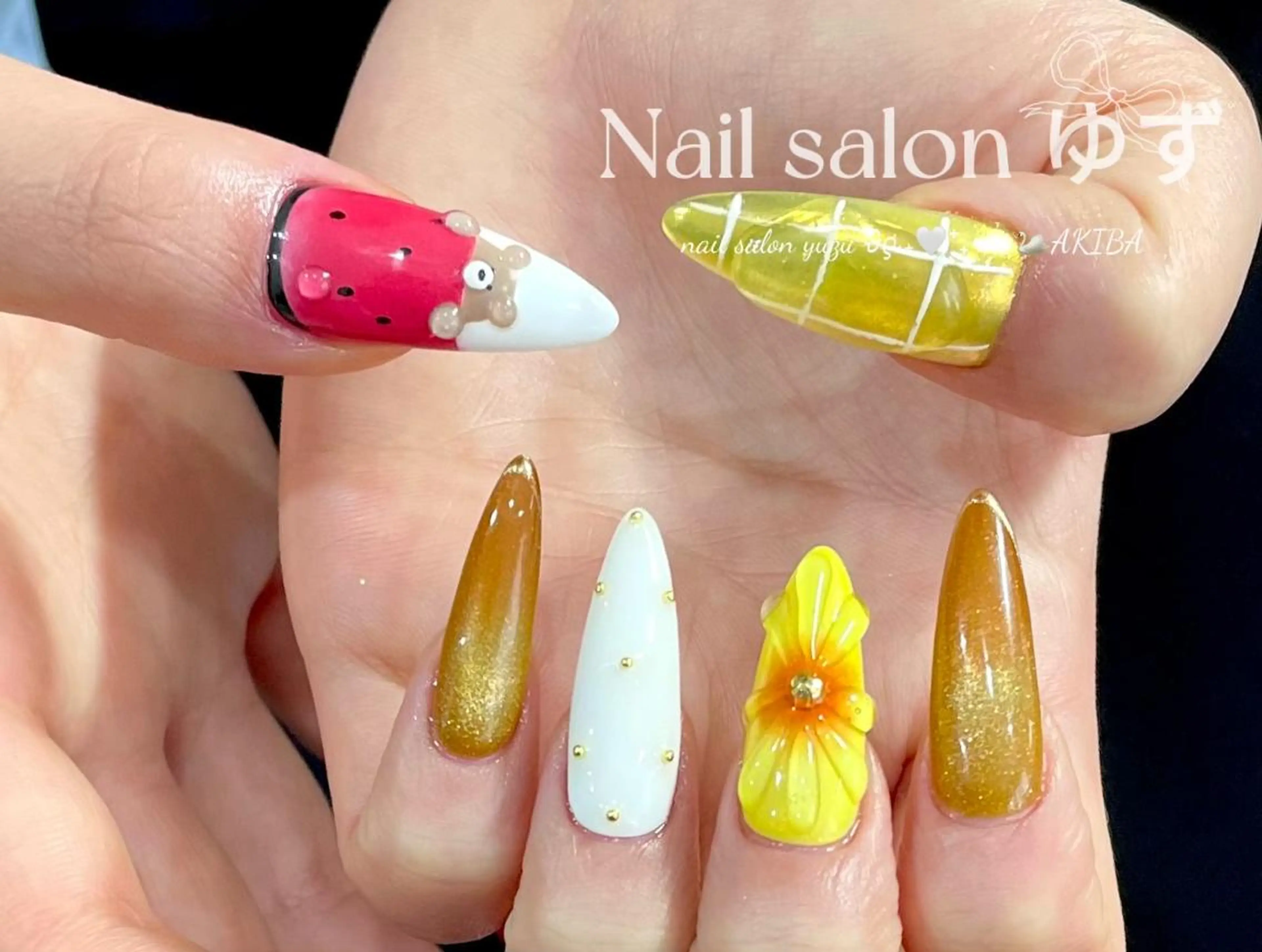 ネイル ハンドネイル ハンドケア MAKI💚💚💚 秋葉原.のネイルデザイン