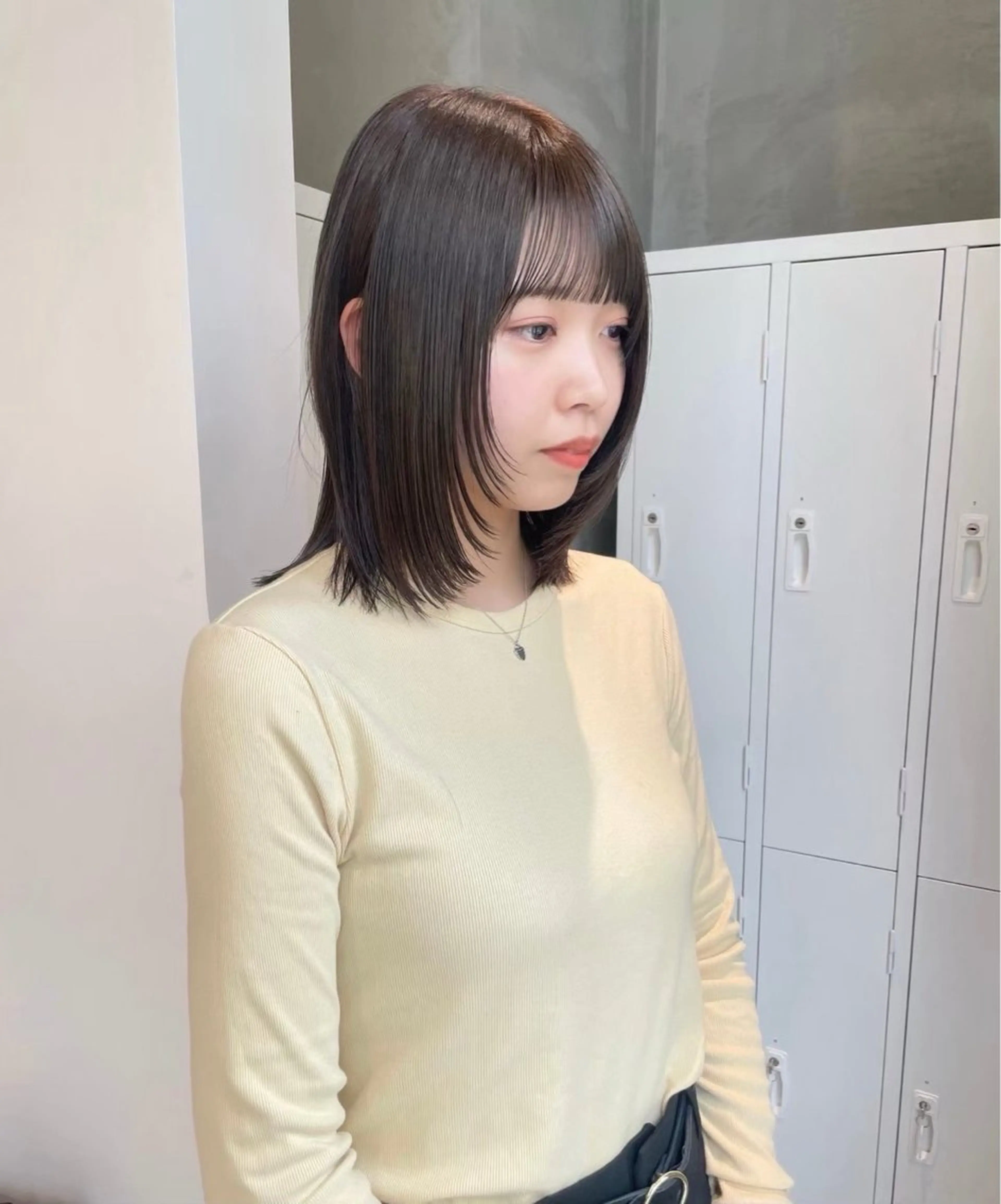 ミディアム ボブレイヤー ボブ レイヤーカット maya 🫧 カットモデル募集中♡のヘアスタイル