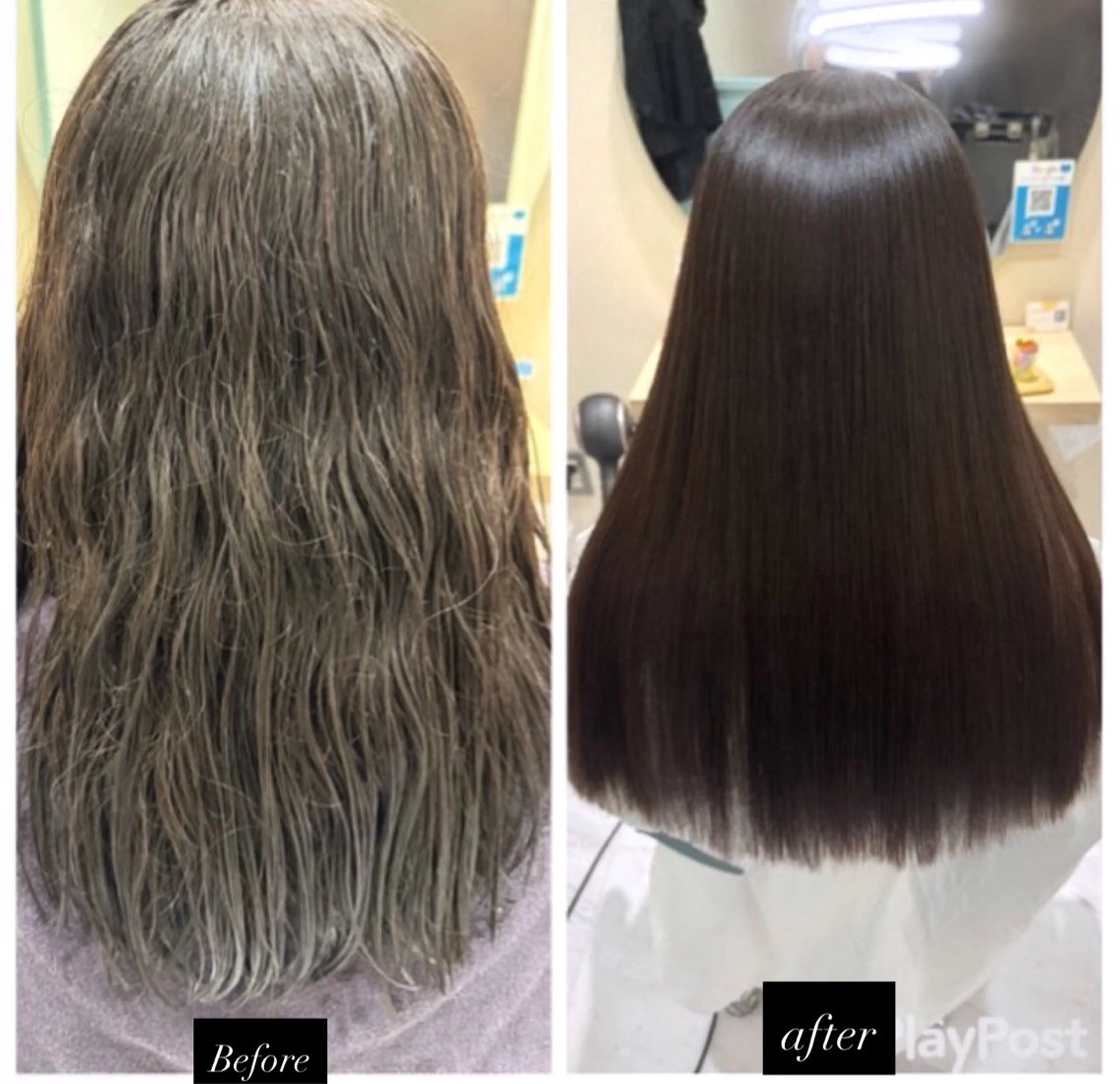 ロング 縮毛矯正 トリートメント 丹野 圭太のヘアスタイル