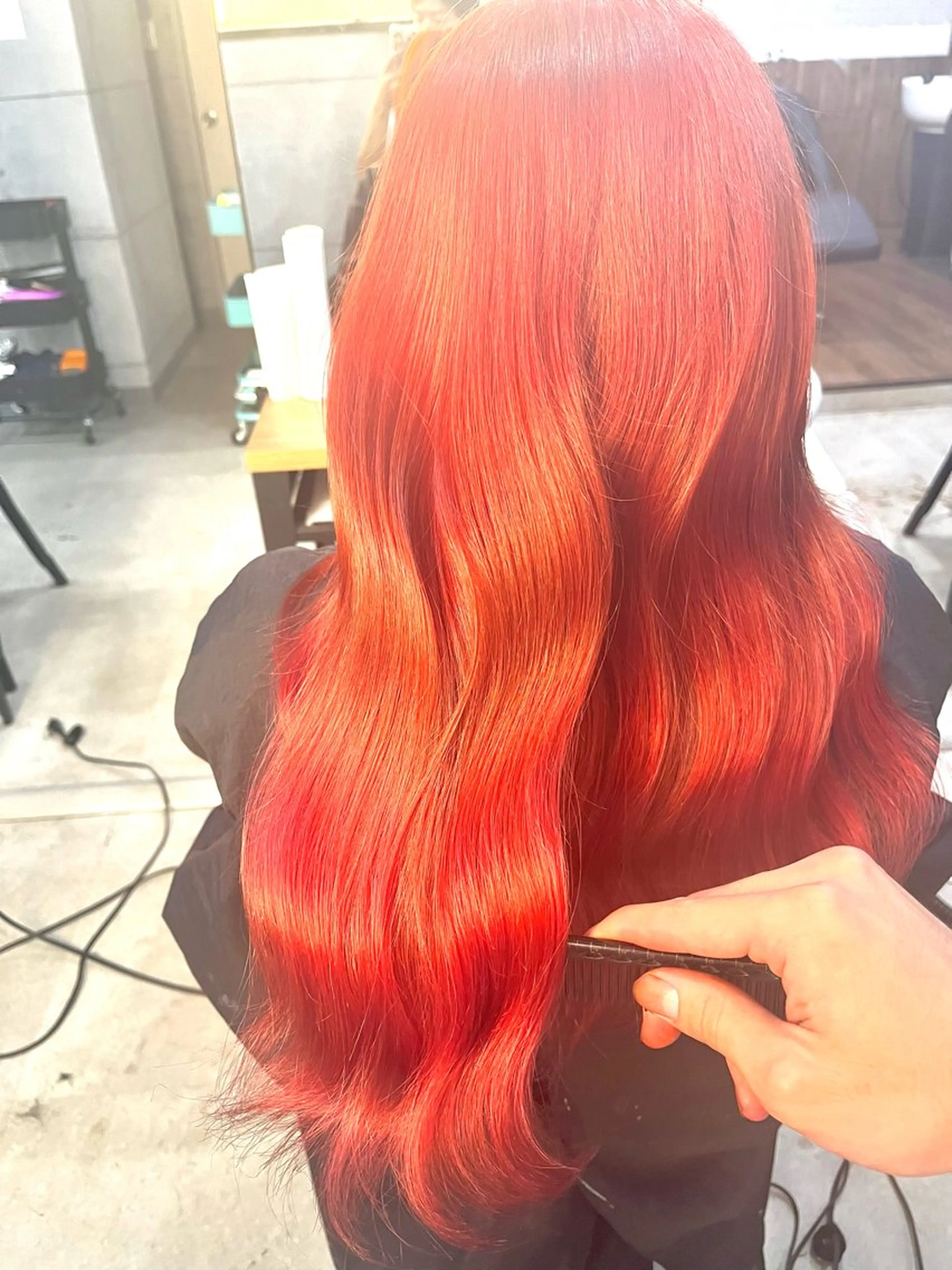 ロング 🌈カラー特化 ハイトーンけいと🌈のヘアスタイル