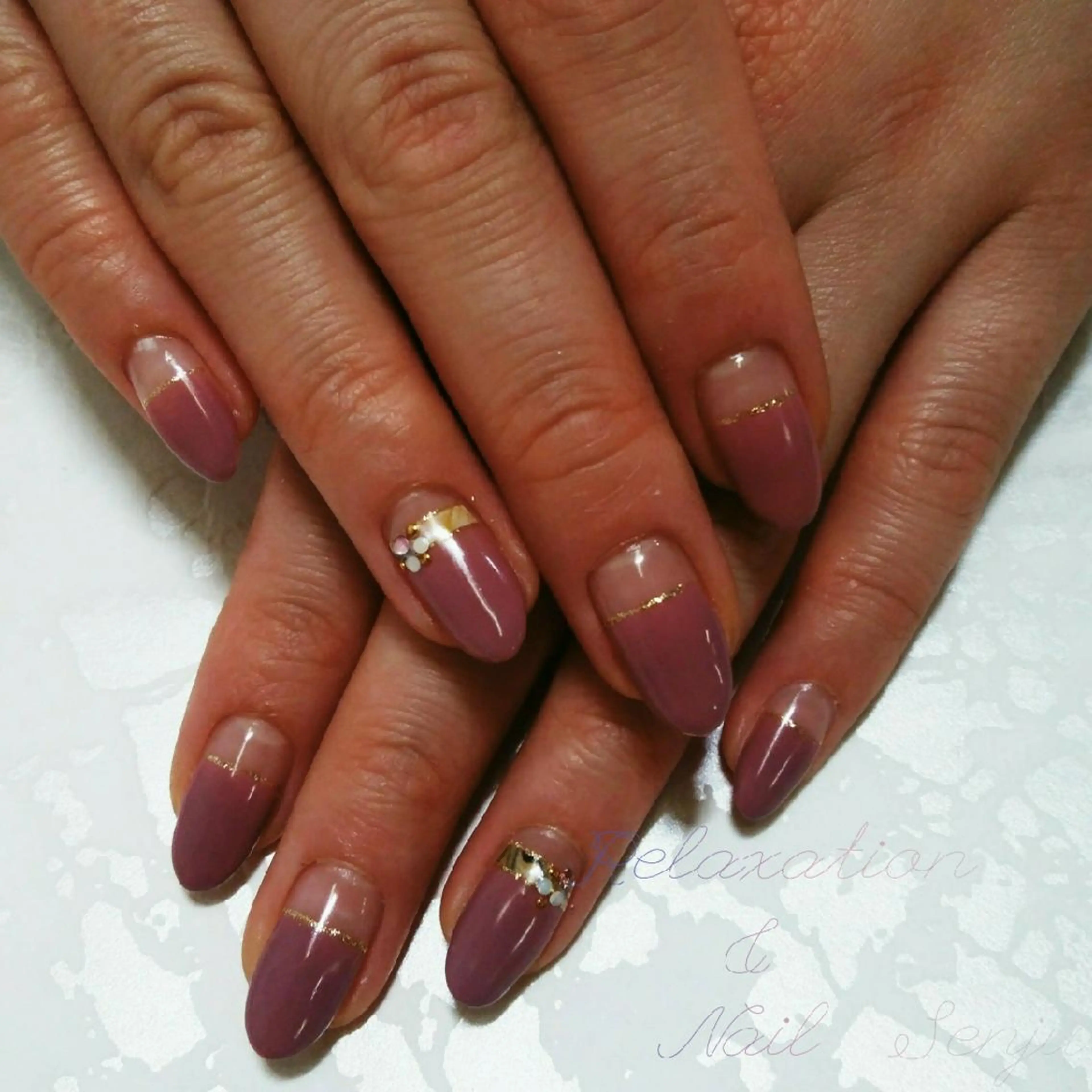 ネイル リラクゼーション＆ネイル仙殊~センジュ~所属・senju 　のネイルデザイン