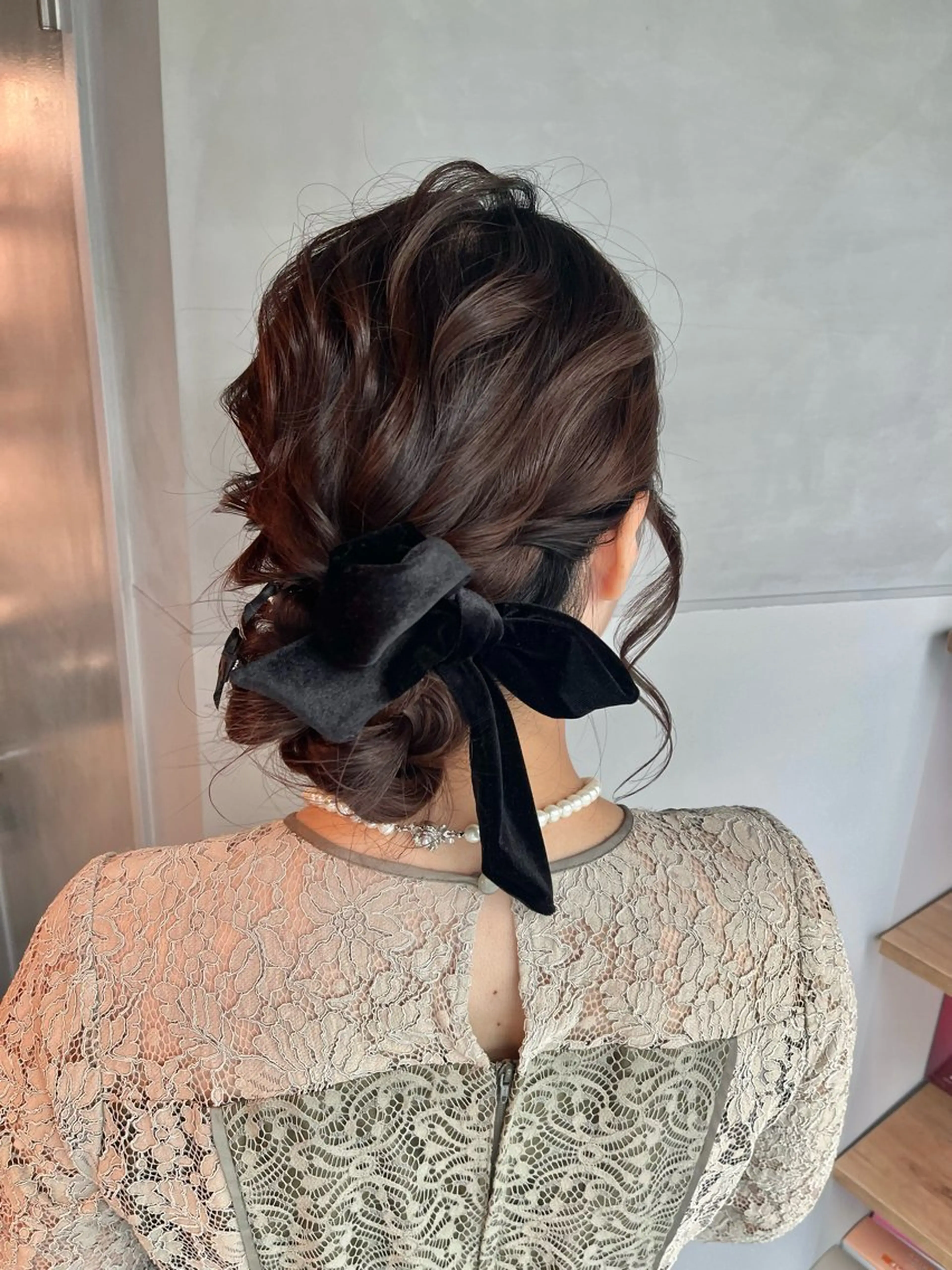 ヘアアレンジ ポニーテール 結婚式・ブライダル 卒業式のヘアスタイル ヘアセット charm《銀座》 ヘアセット/縮毛矯正のヘアスタイル