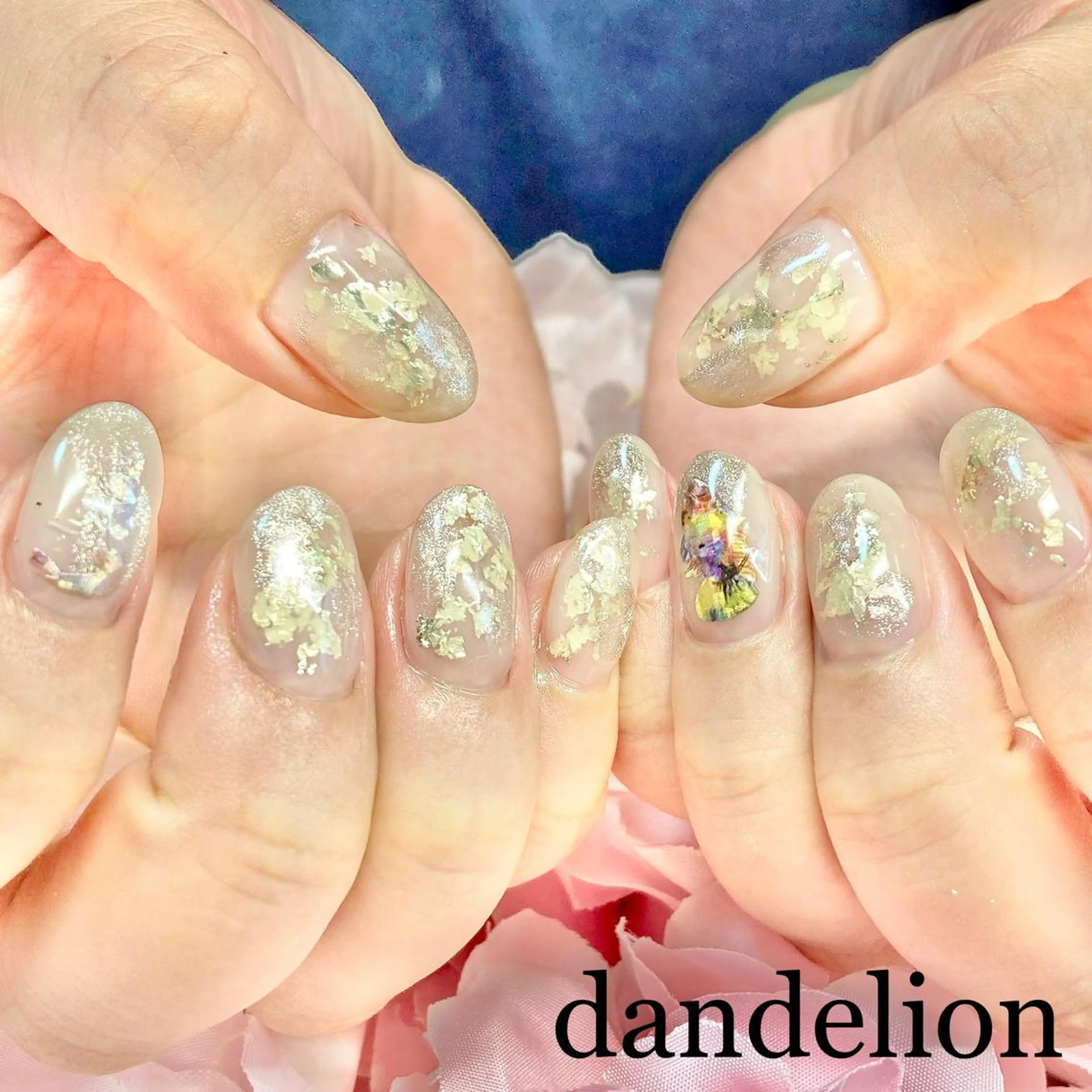 ネイル ハンドネイル ハンドケア dandelion ダンデライオンのネイルデザイン