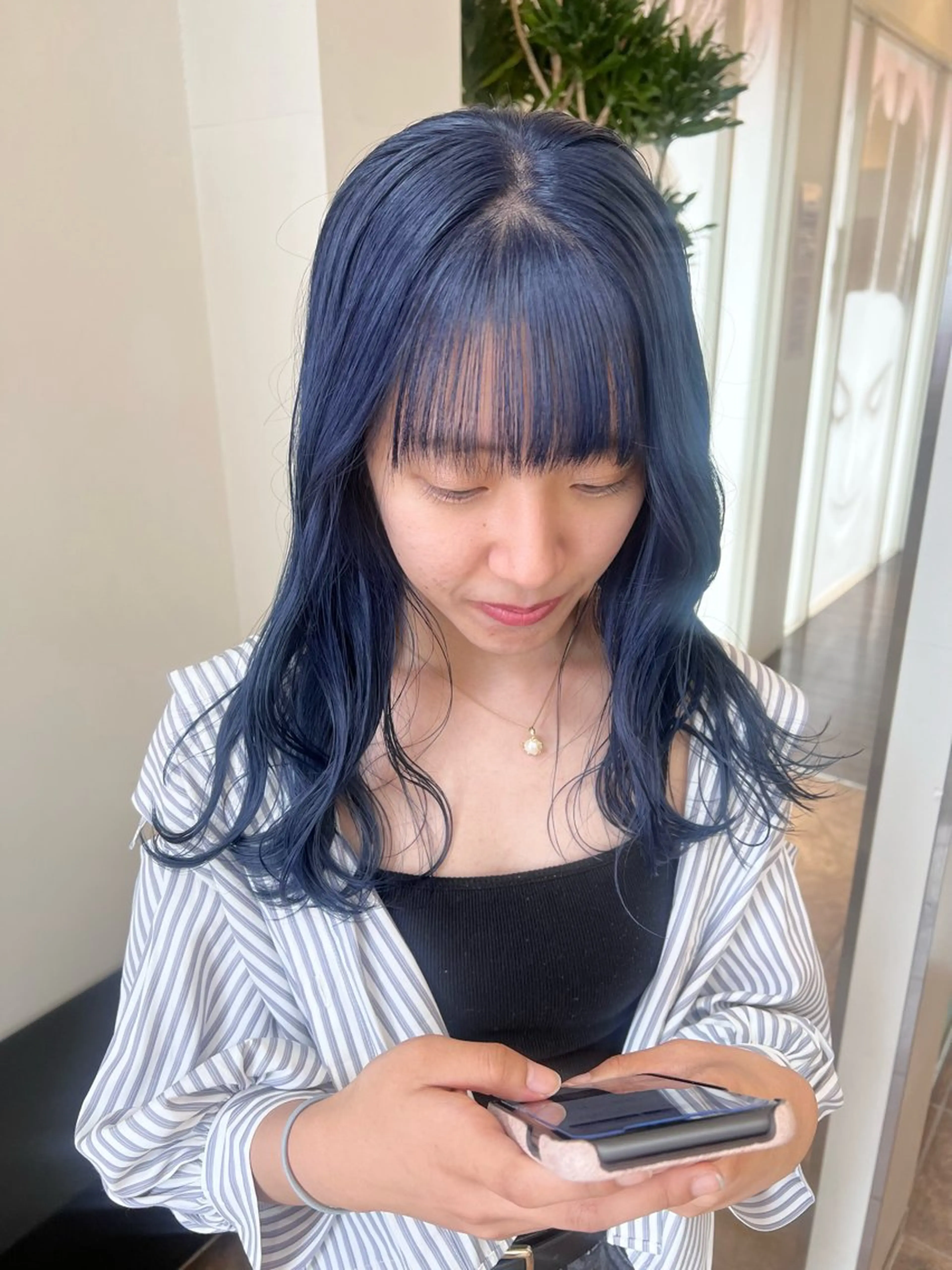 ロング カラー ブリーチ ケアブリーチ ハイトーンカラー ボブ 名古屋美容院 / keinaのヘアスタイル