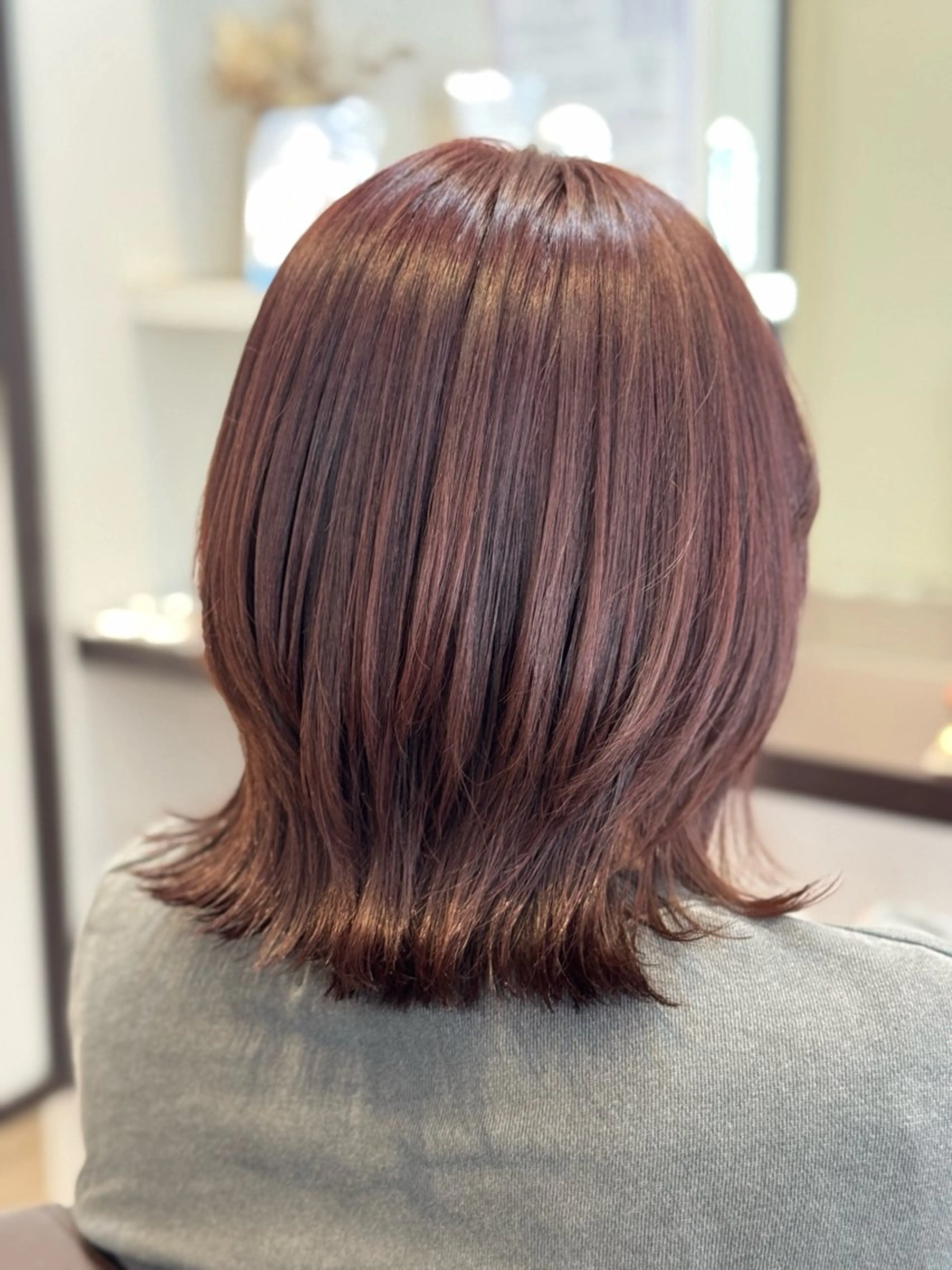 ミディアム カット ヘアカラー 田中 拓人のヘアスタイル