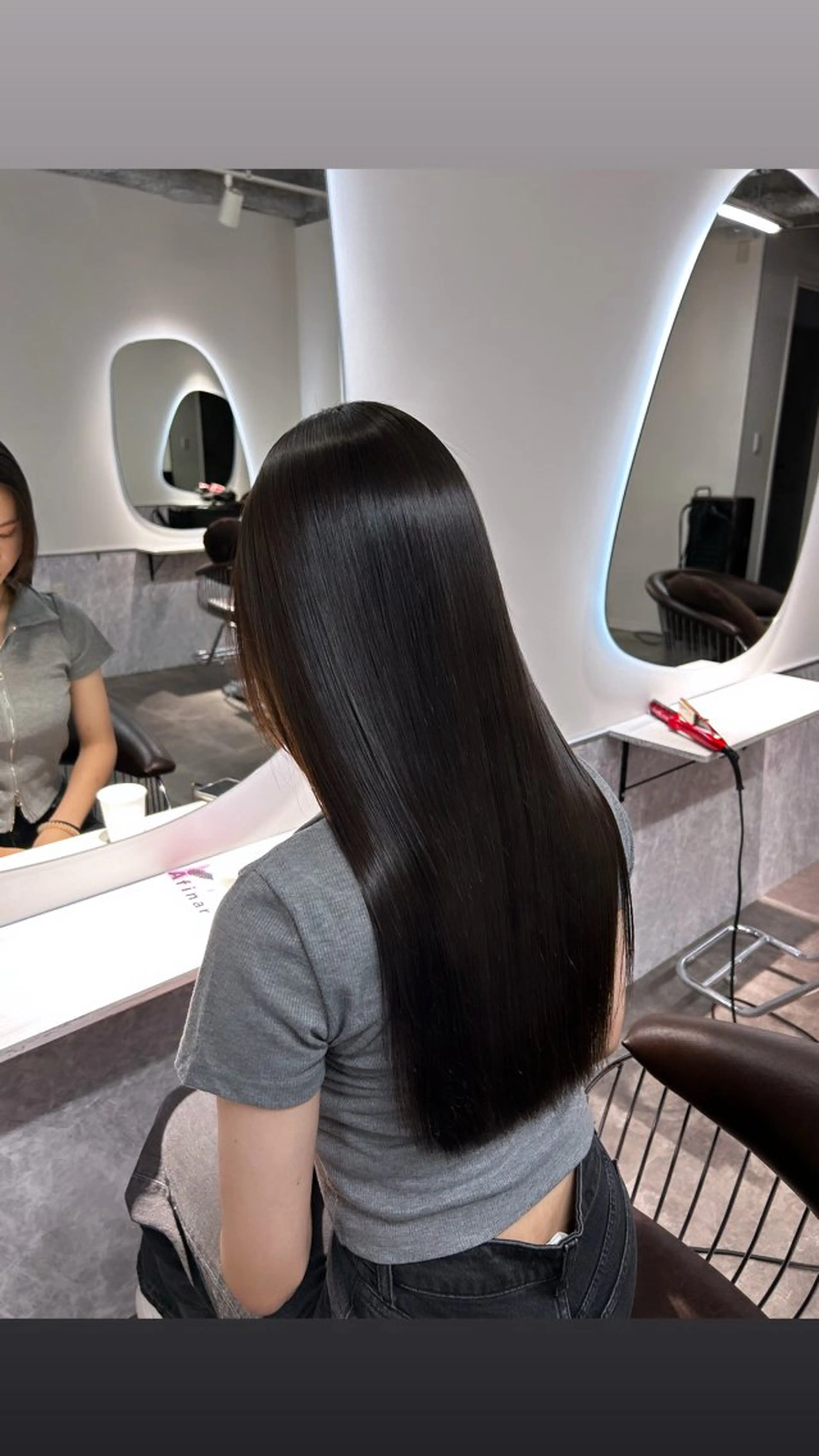 ロング 縮毛矯正 🎀髪ツヤカラー🎀 ──. HONOKAのヘアスタイル