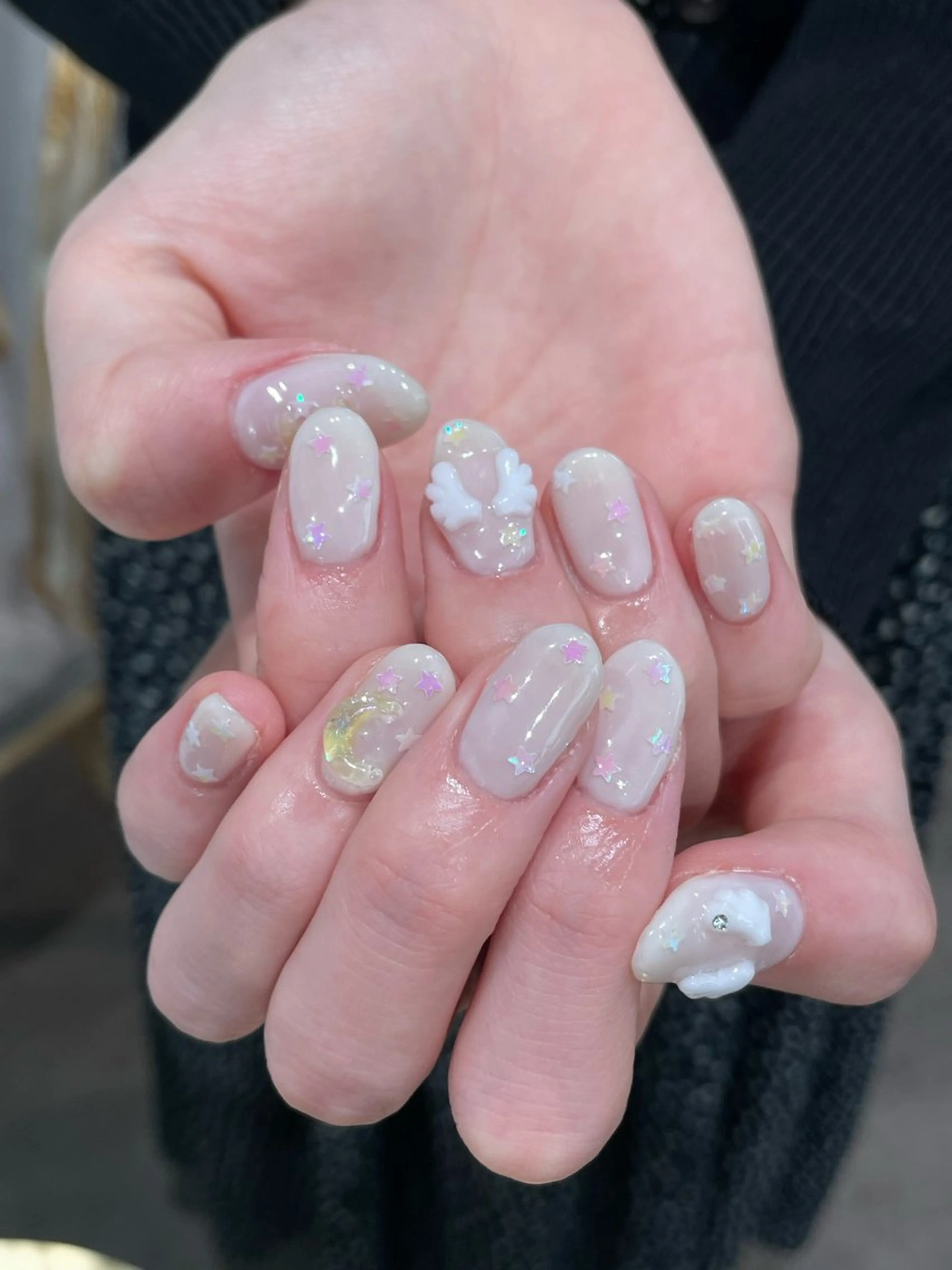 ネイル ハンドネイル ナチュラル透明感🌱 小山美樹子のヘアスタイル