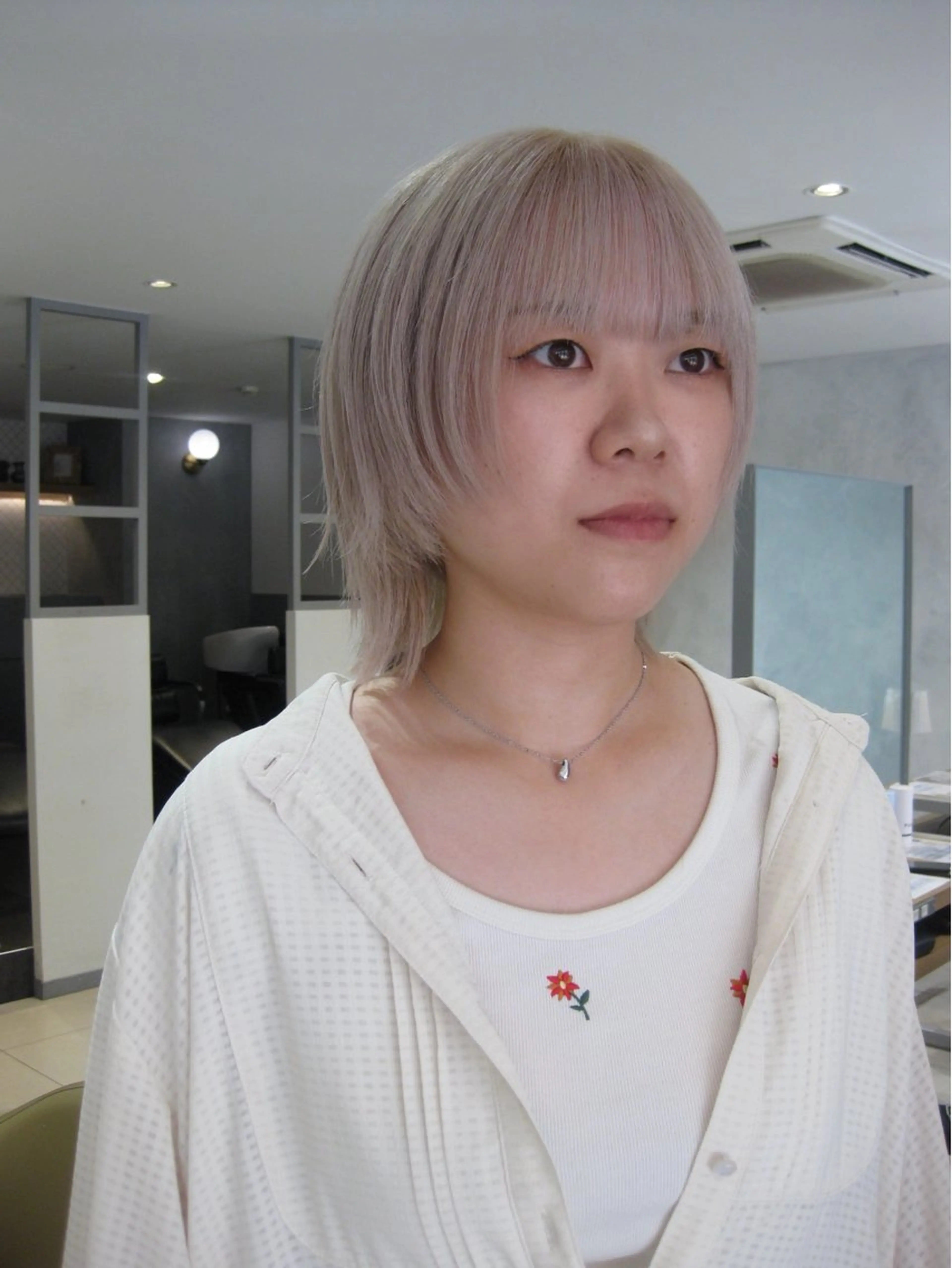 ショート カラー カット ヘアカラー トリートメント 🦖ミニボブ/ボブ /MOEKA🦕のヘアスタイル