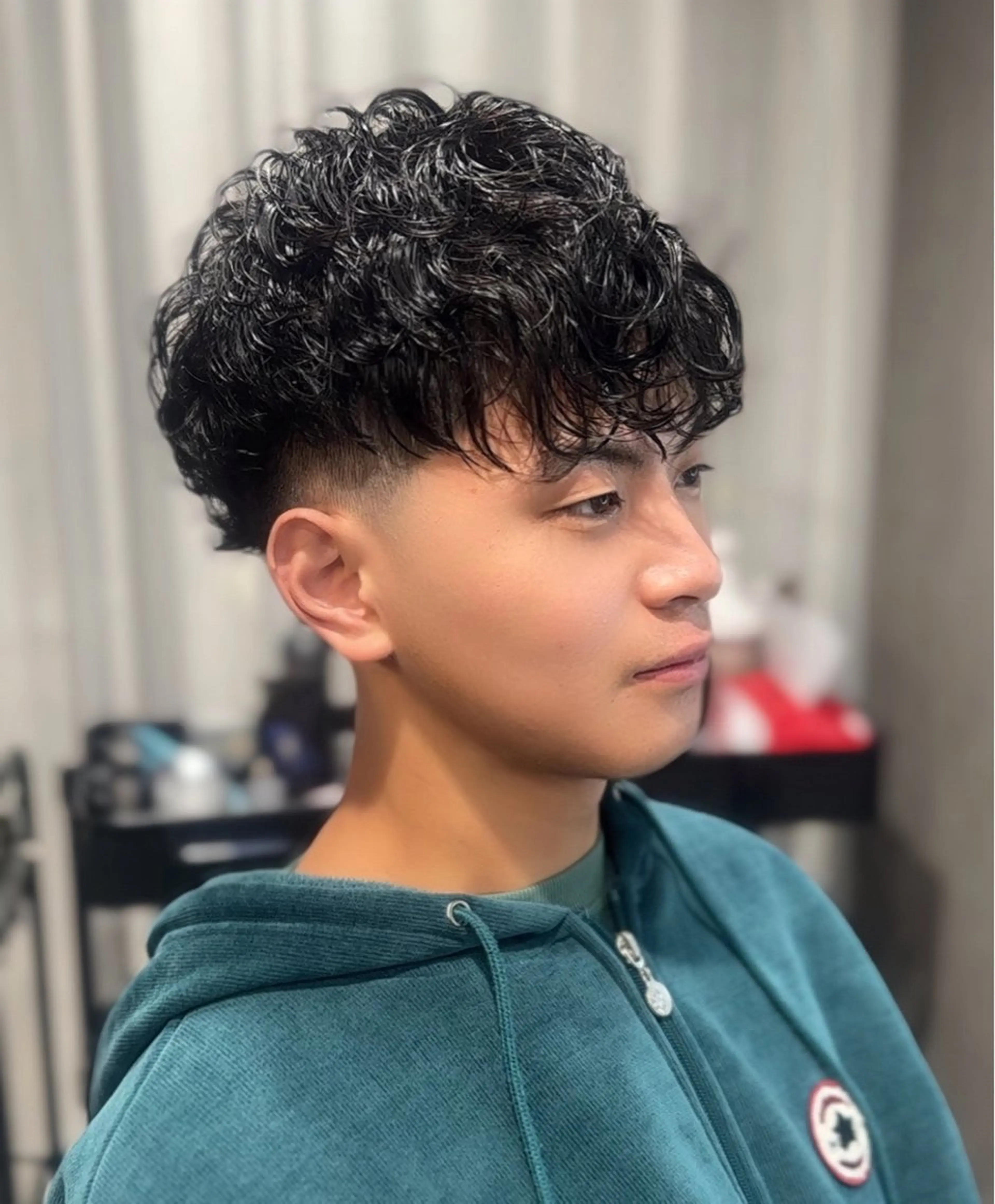 メンズ カット パーマ 村井隆仁/上品/ 海外風/栄/矢場町のヘアスタイル