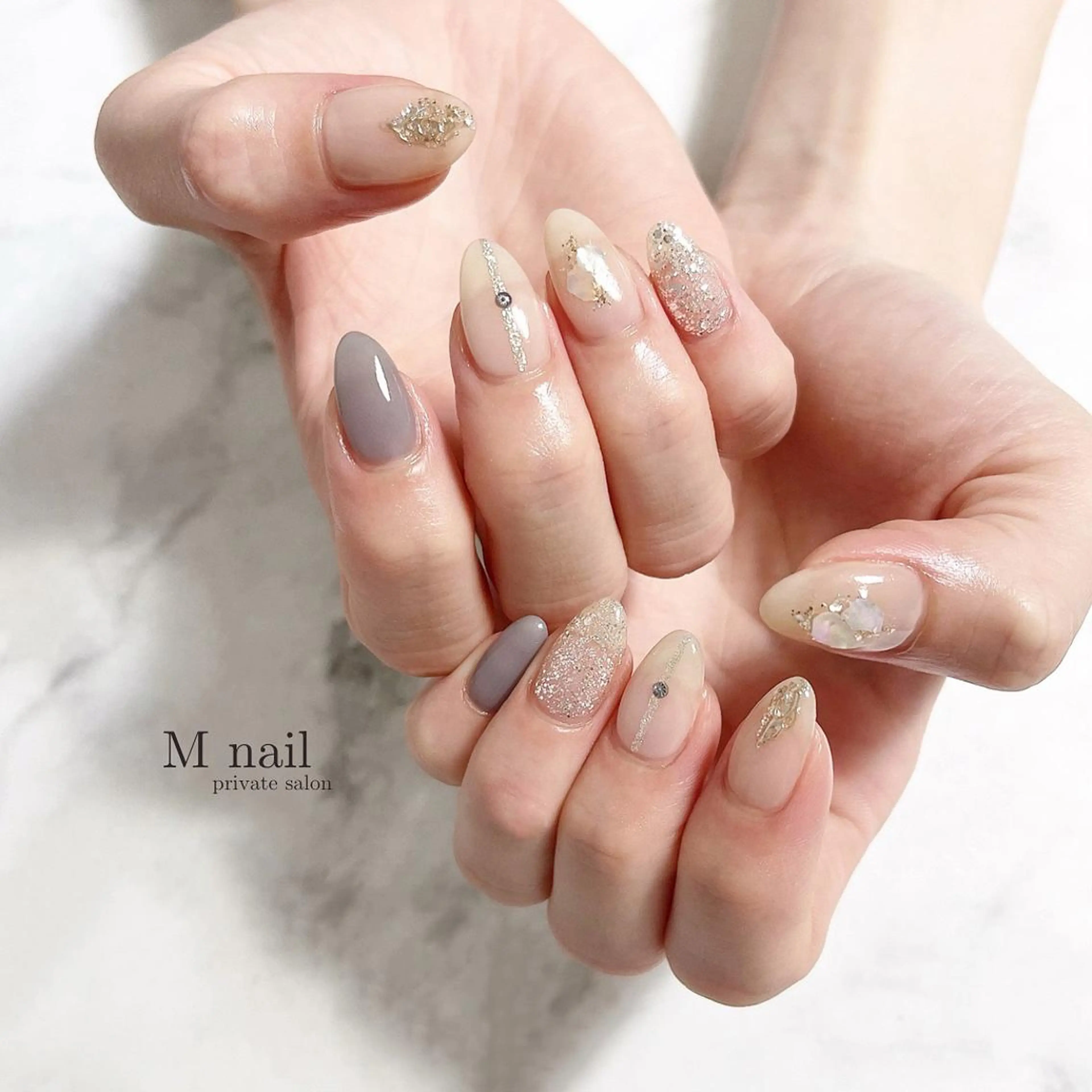 ネイル ハンドネイル M　nail所属・M nailのネイルデザイン