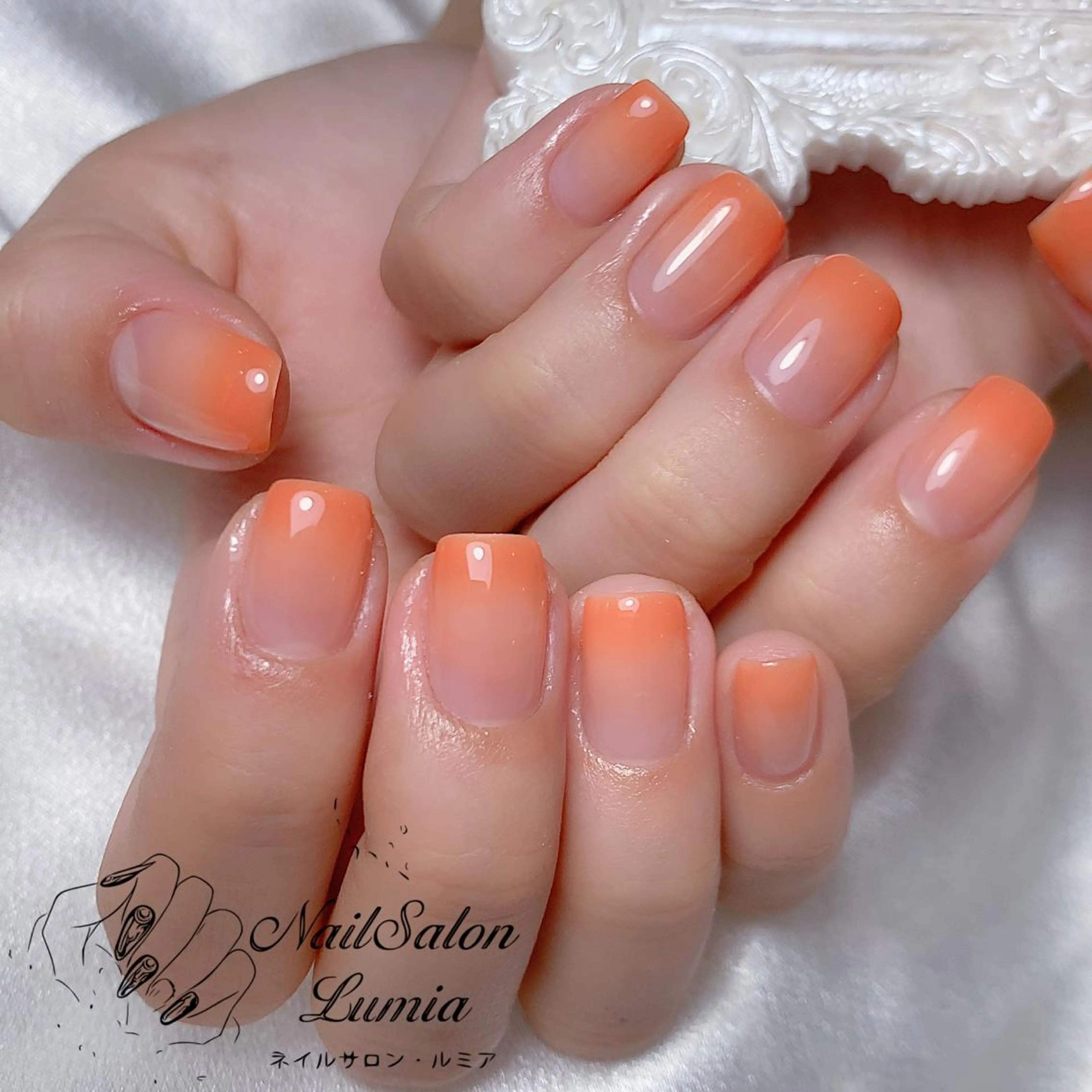 🌼ハンドカラーグラデーション(透明感カラー限定)（ベースカラーなし）(オフ別料金、丁寧ケア込み、厚みだし無料)の写真