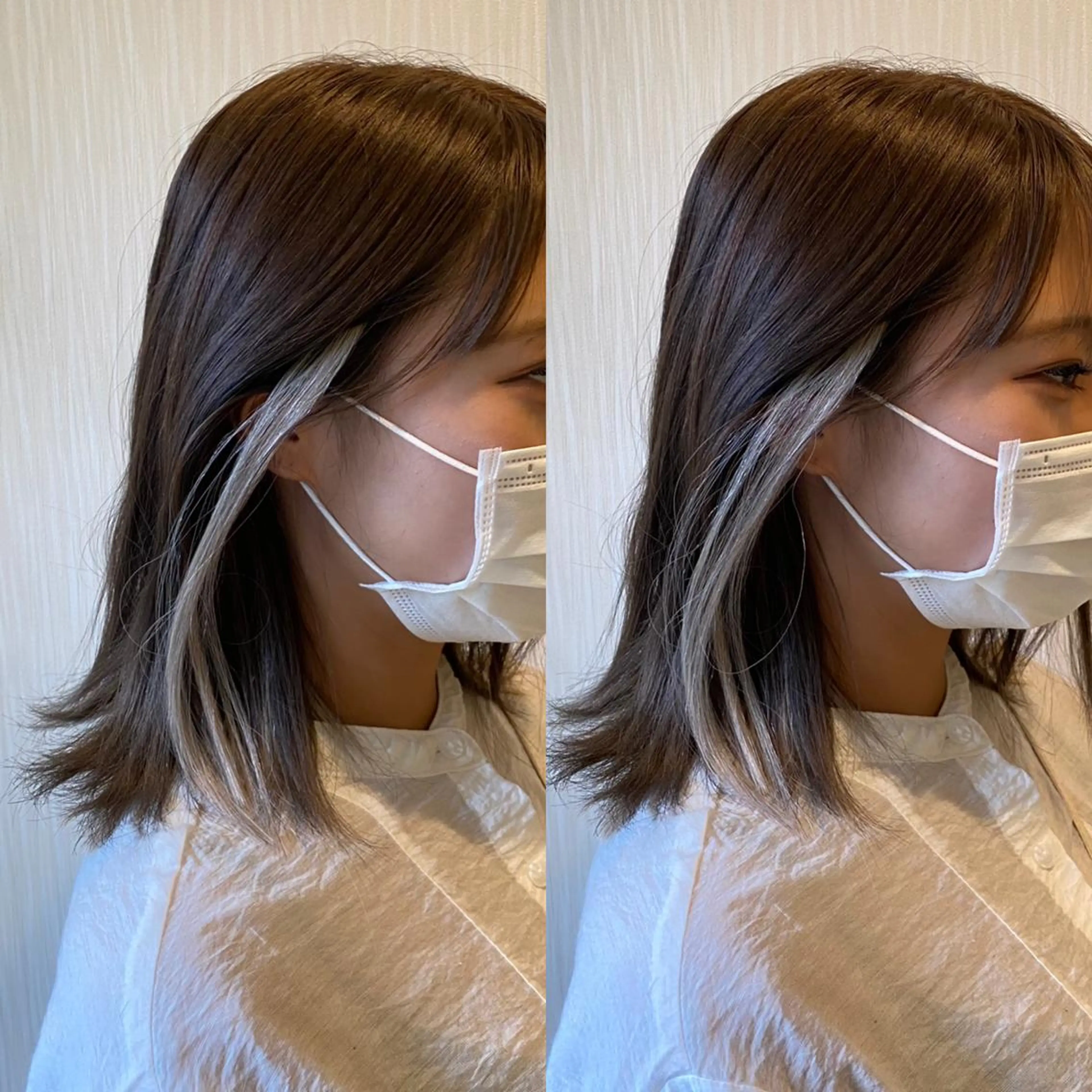 ショート カラー ヘアアレンジ シールエクステ イヤリングカラー エクステ 梅田中崎町髪質改善 /オキヒロト/エコルのヘアスタイル