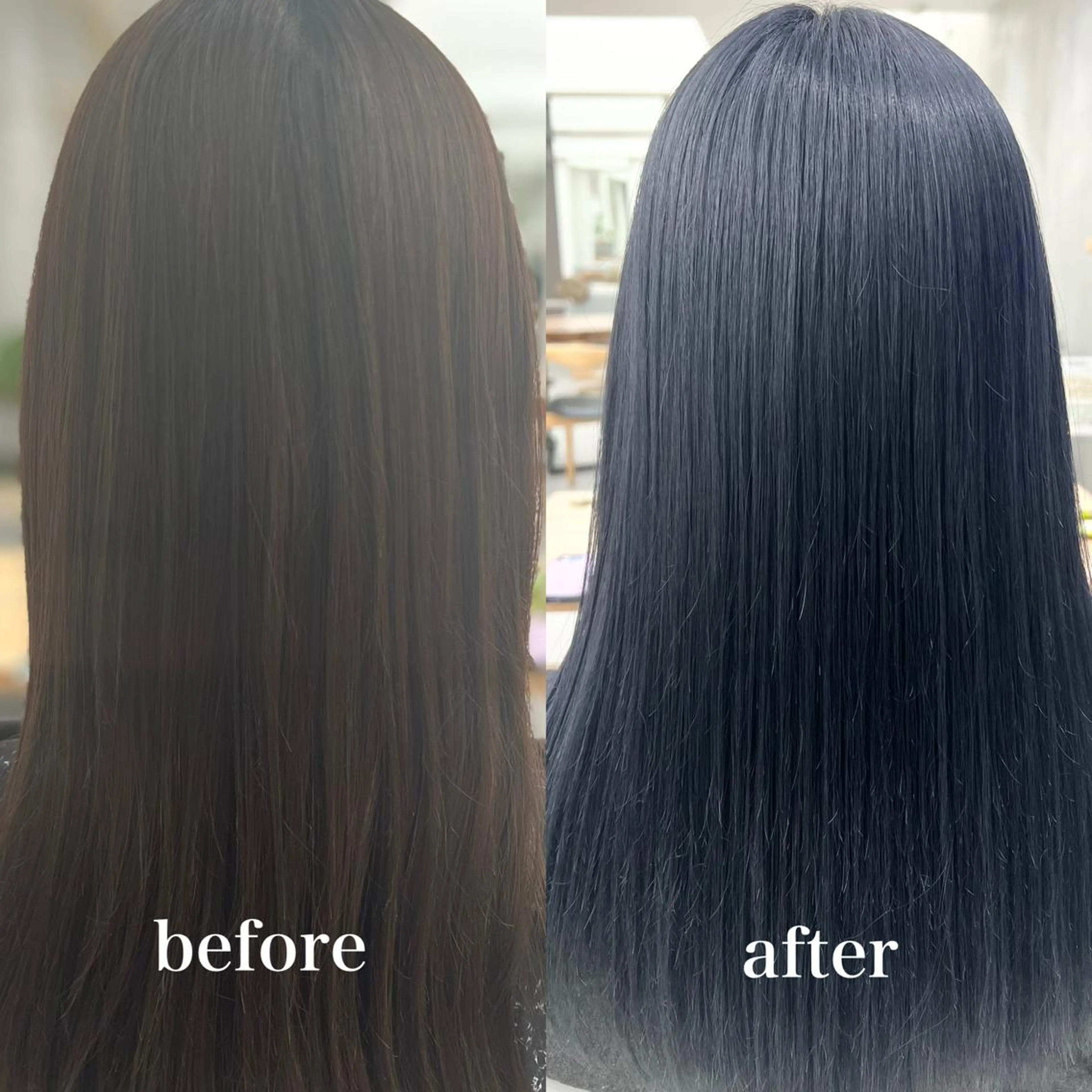 セミロング カラー ブリーチ カット ヘアカラー トリートメント 【くせ毛さんのお悩み 解決🍀】栗橋のヘアスタイル