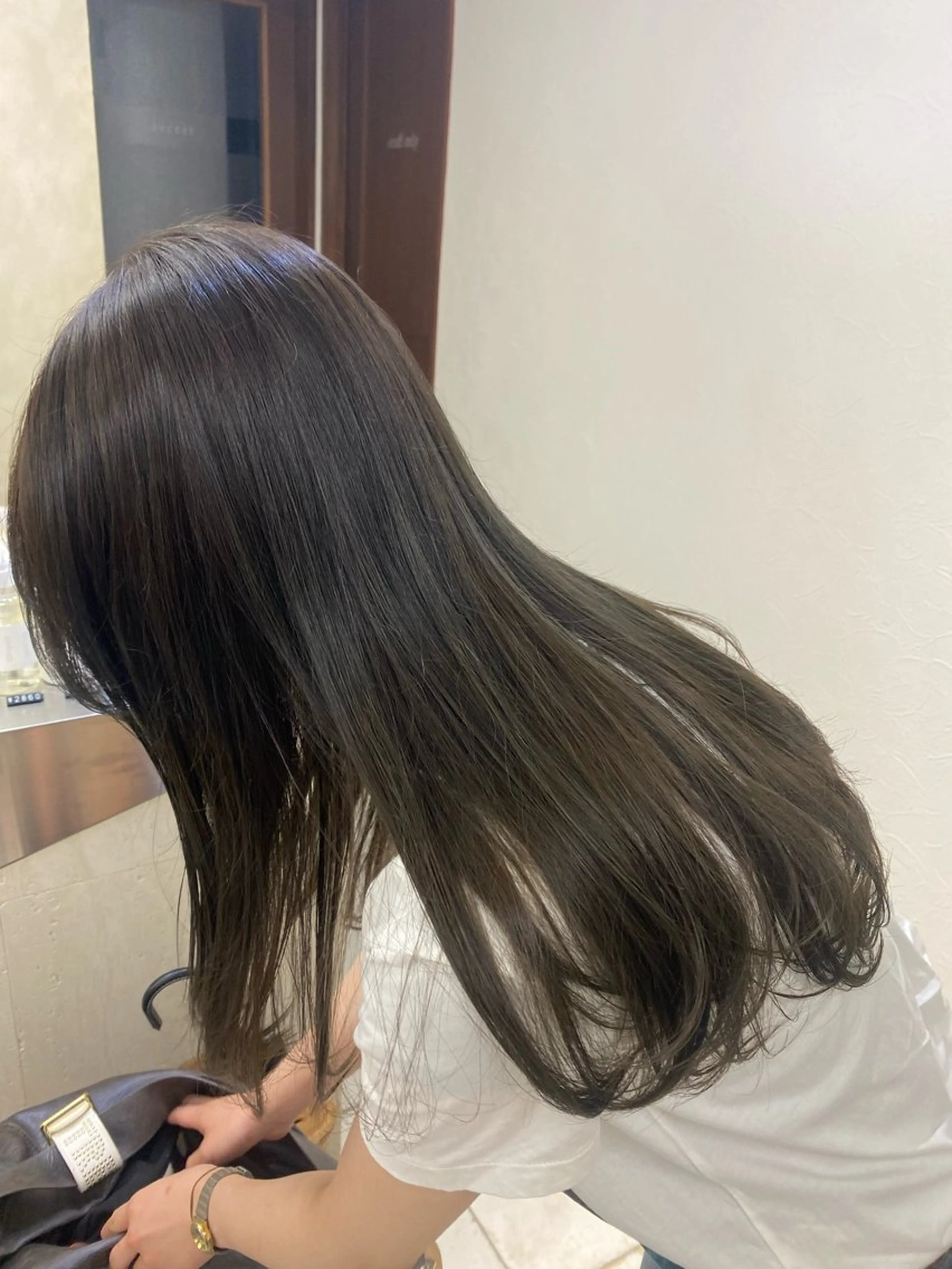 ロング カラー オリーブカラー 透明感カラー ☆akoのヘアスタイル