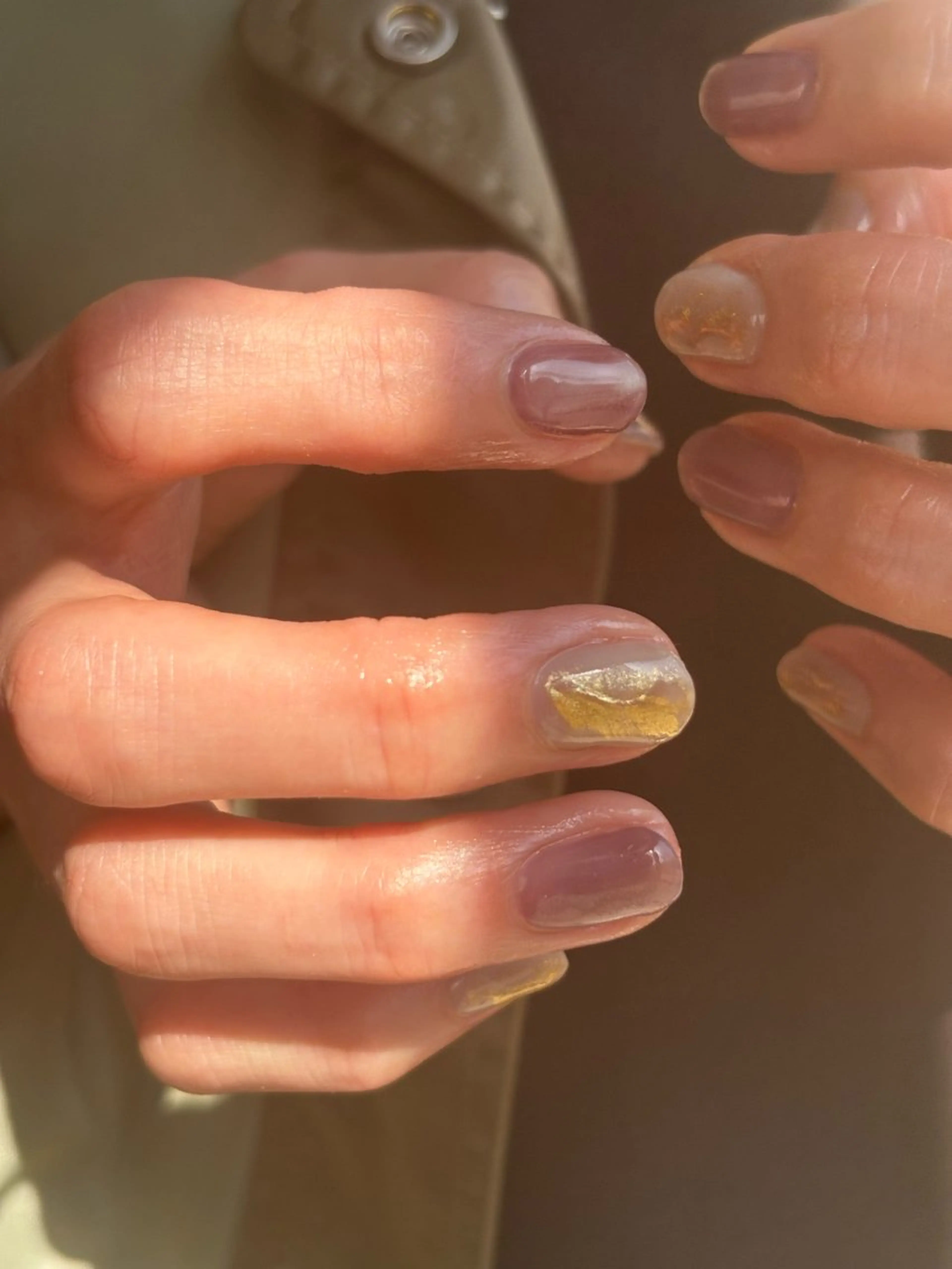 ネイル ニュアンスネイル シンプルネイル 古民家サロン 真夢のネイルデザイン