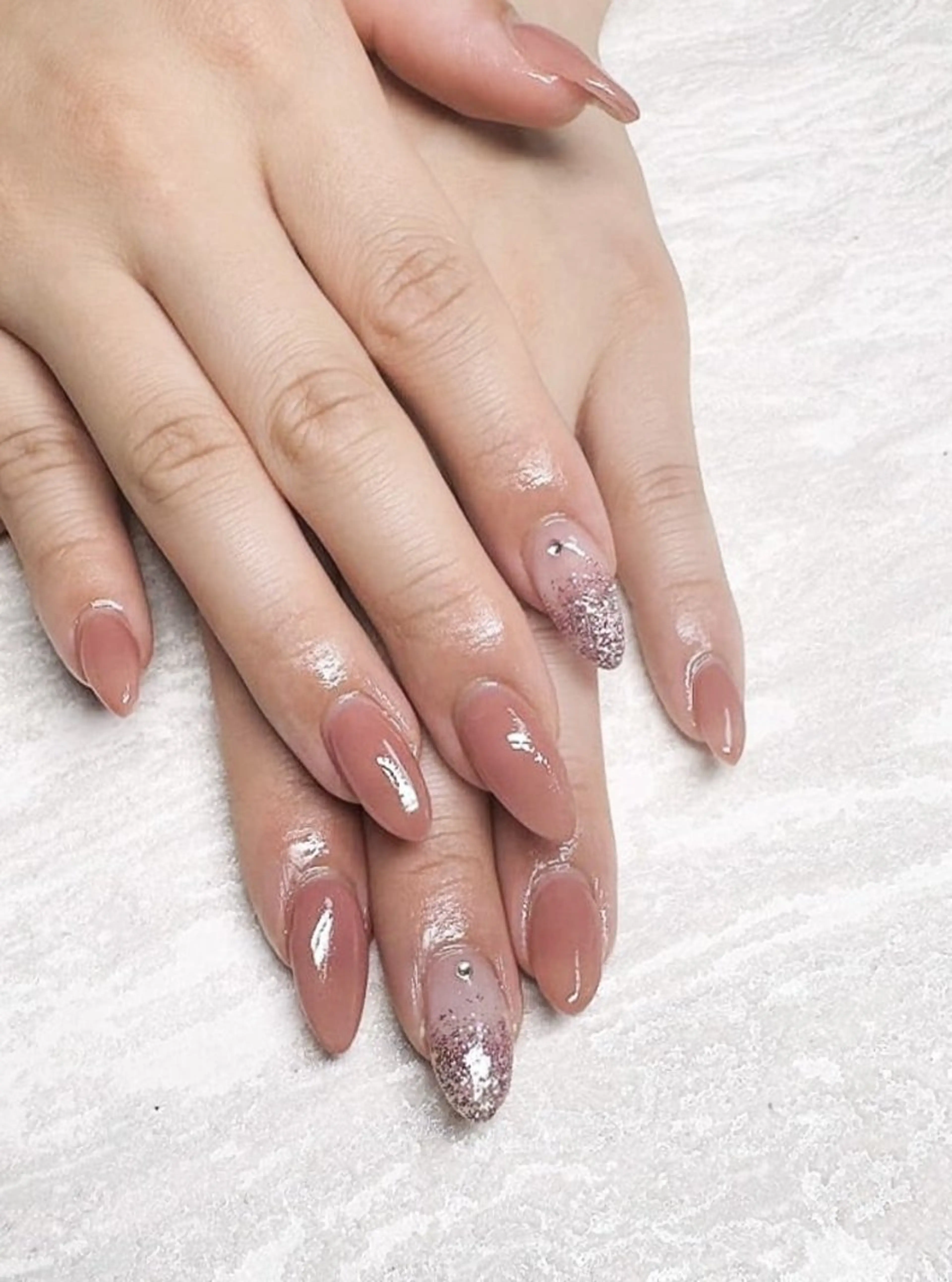 ネイル アートネイル マグネットネイル 持ち込み ニュアンスネイル ワンカラーネイル ハンドネイル JULIE NAILのネイルデザイン