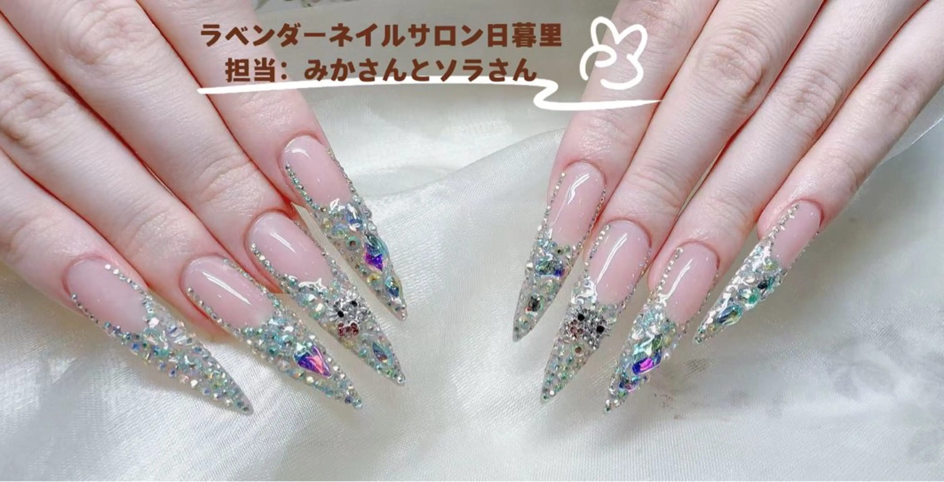 ネイル ラベンダー💖日暮里 ルル💖ネイルのネイルデザイン