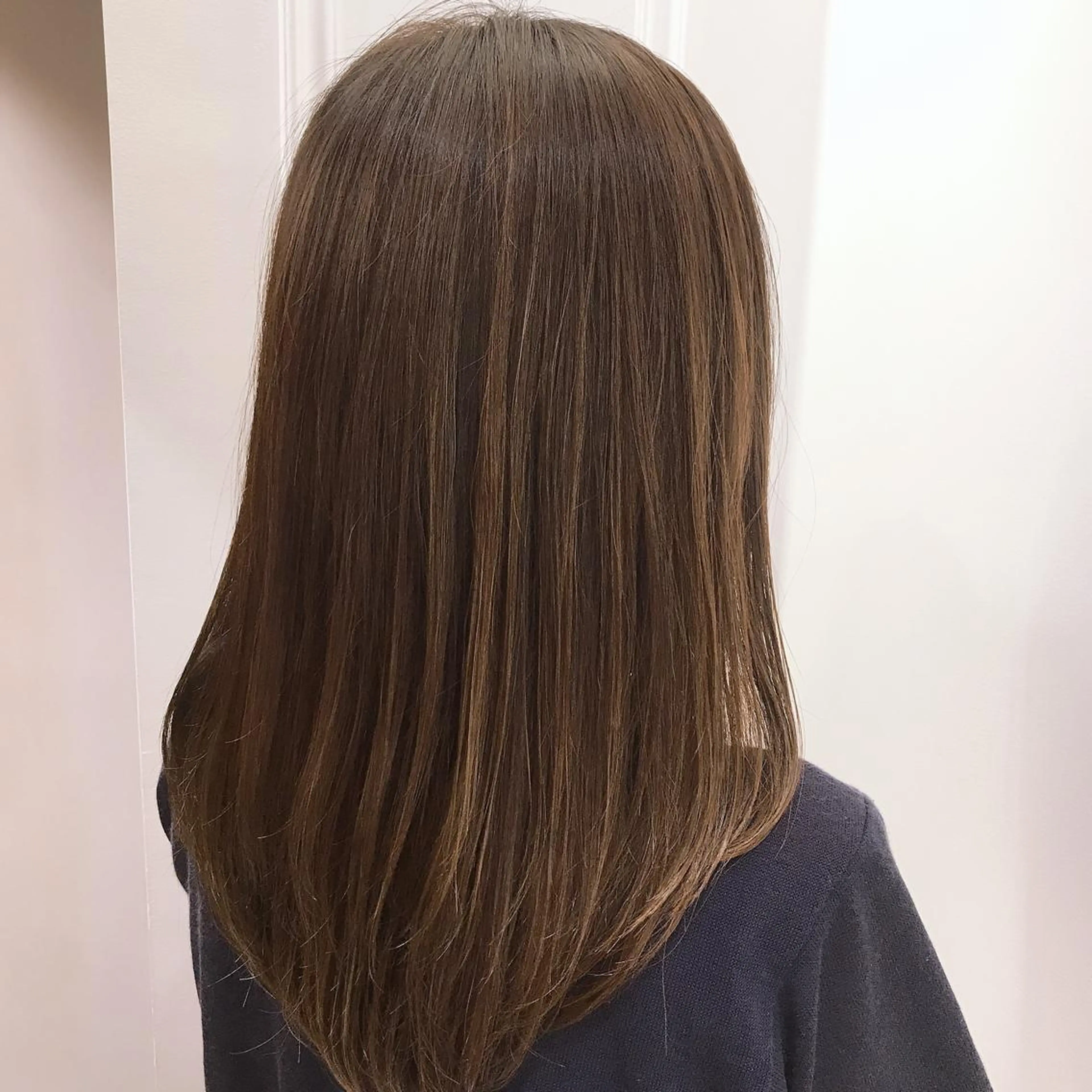 セミロング ハイライト マンツーマン施術🫧 アレンジ/RINAのヘアスタイル