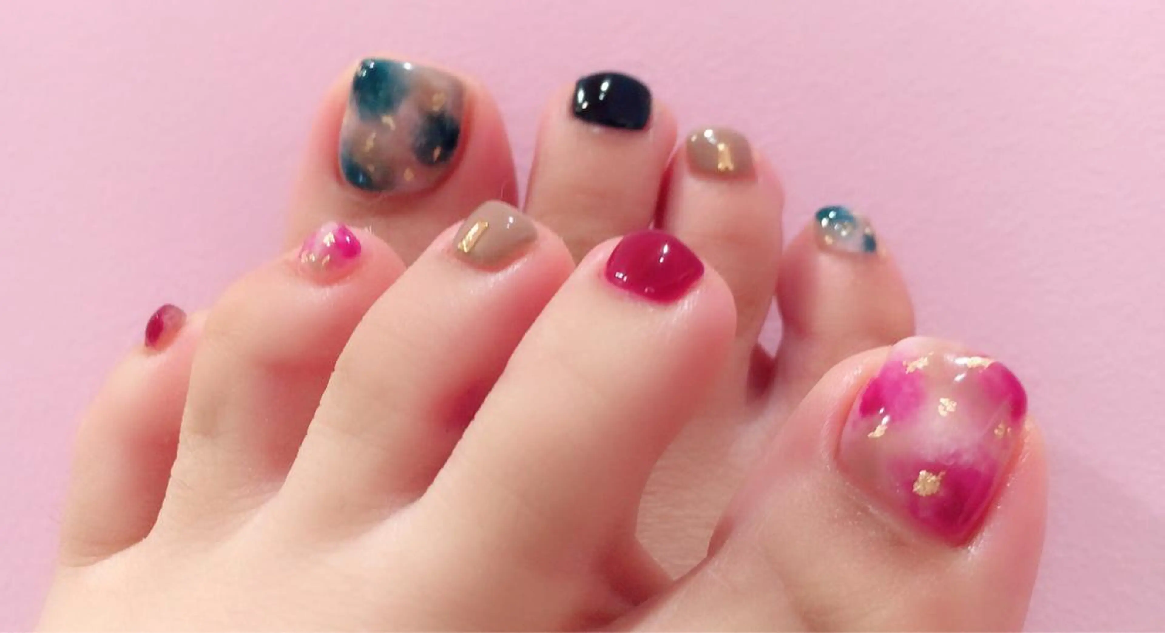 ネイル フットネイル フットネイル フジタ エリカのネイルデザイン