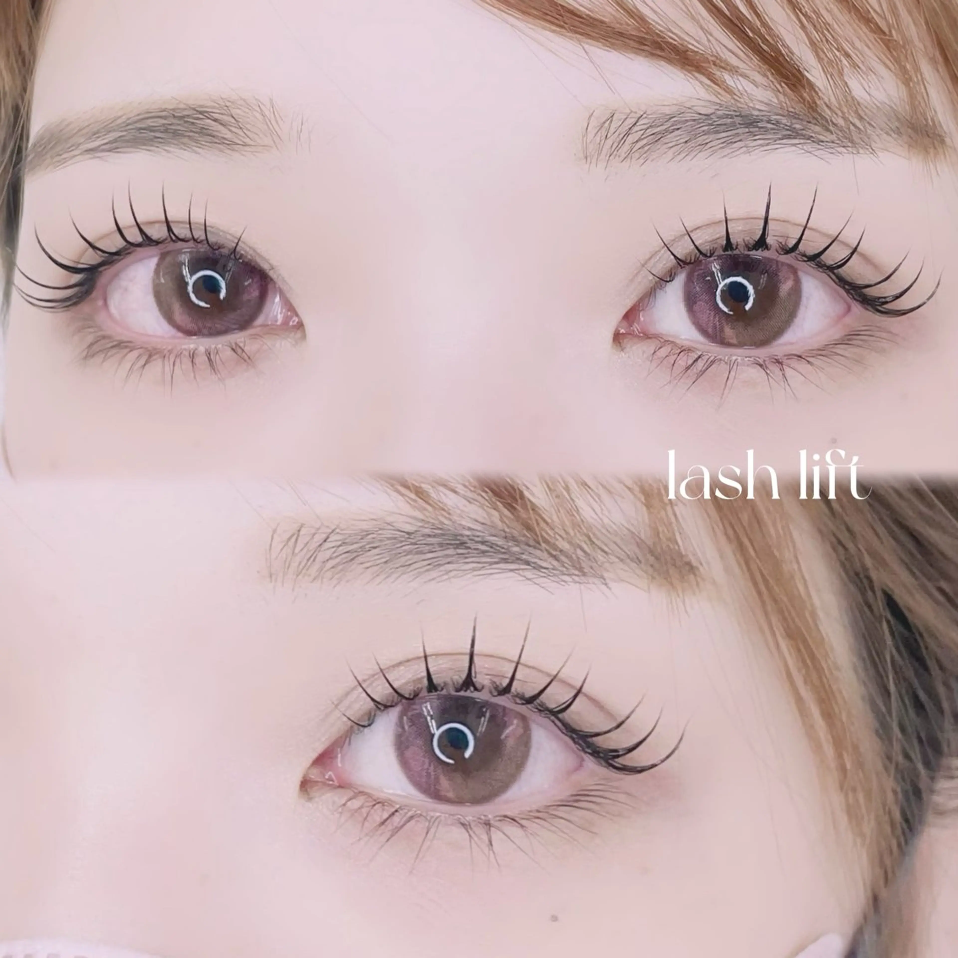 【パリジェンヌラッシュリフト+美眉スタイリング】の写真