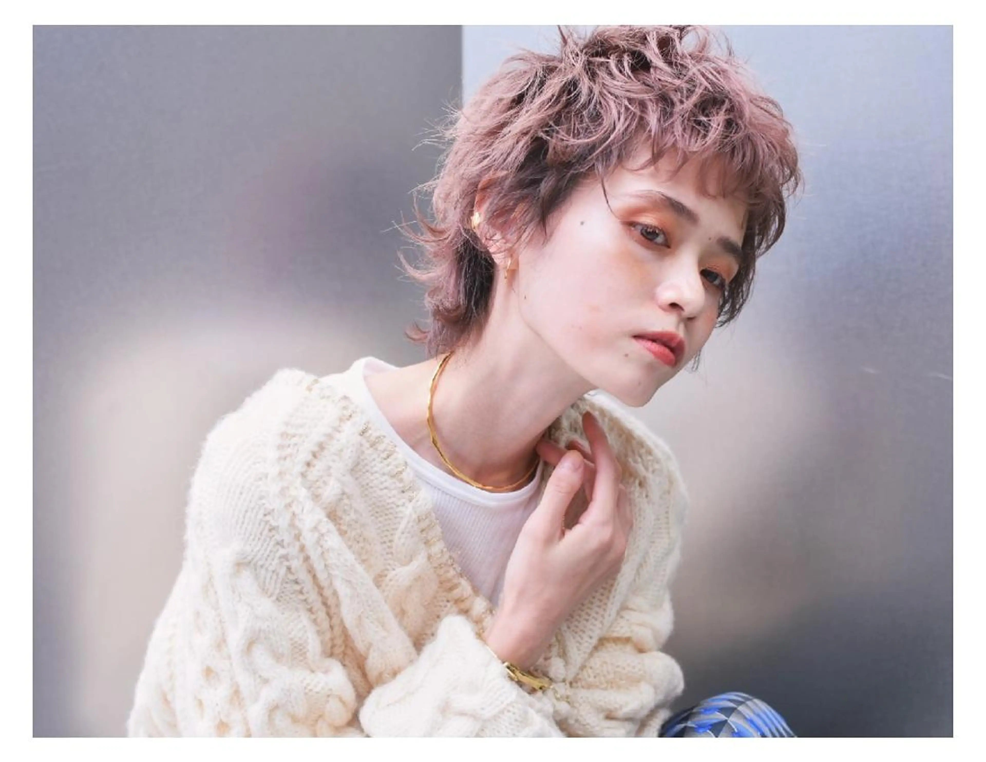 ショート カラー 透明感カラー ダブルカラー 竹内啓太 ボブのヘアスタイル