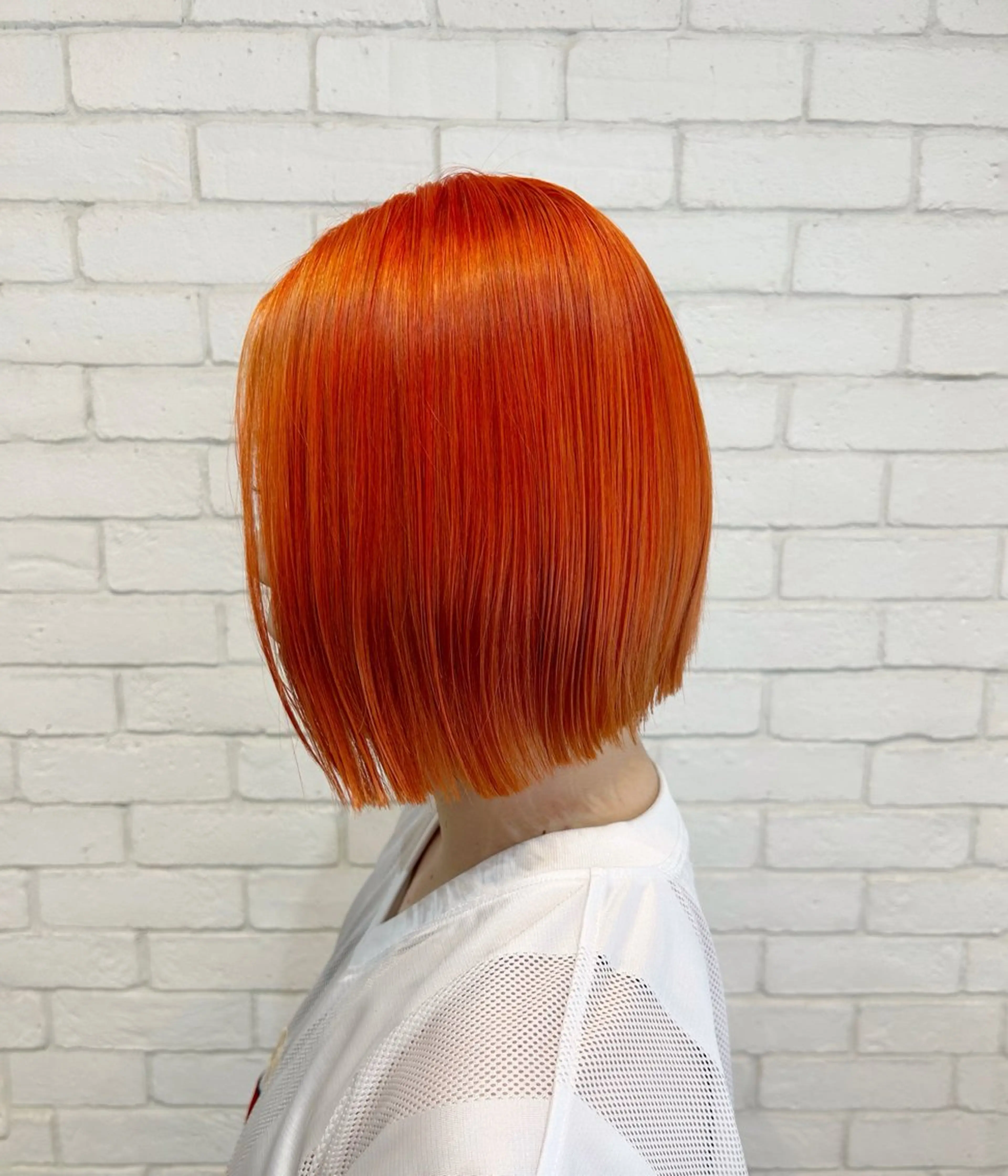 ミディアム ヘアカラー カラーアンドケアリタ kitamuuuのヘアスタイル