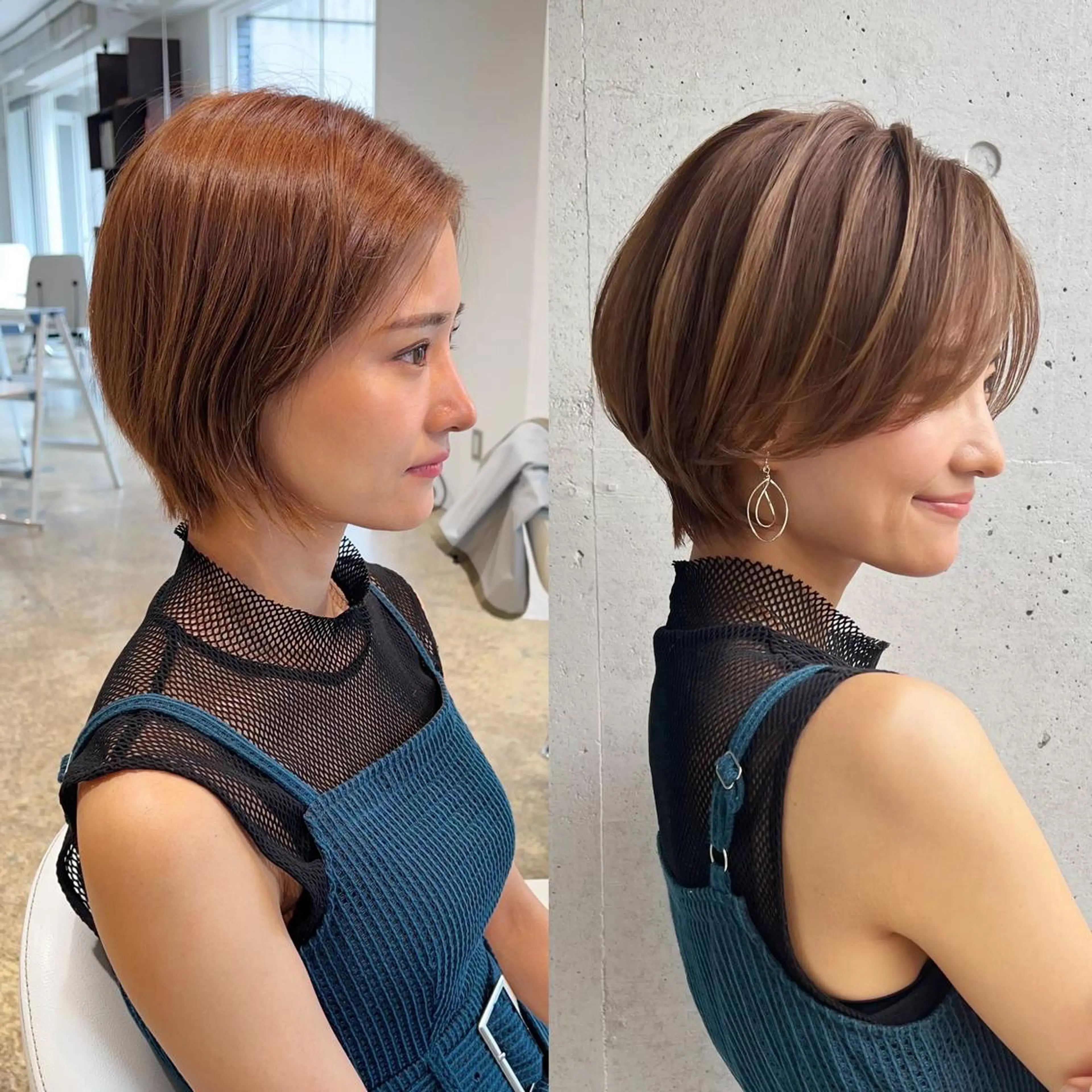 ショート ショート/ボブ/縮毛 三上達大のヘアスタイル