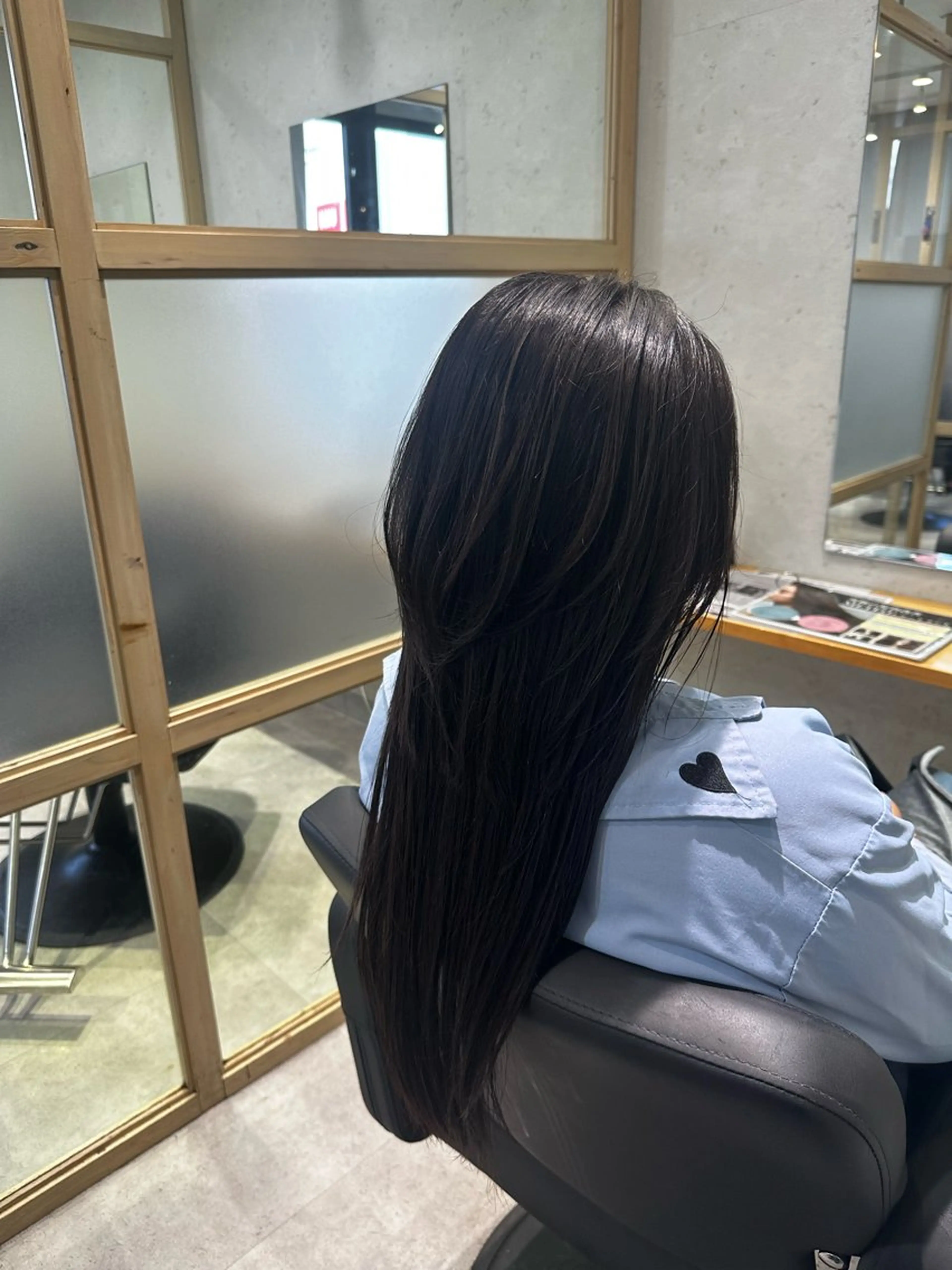 ロング カット 上野/エフェクトブリ ーチ✂︎touiのヘアスタイル