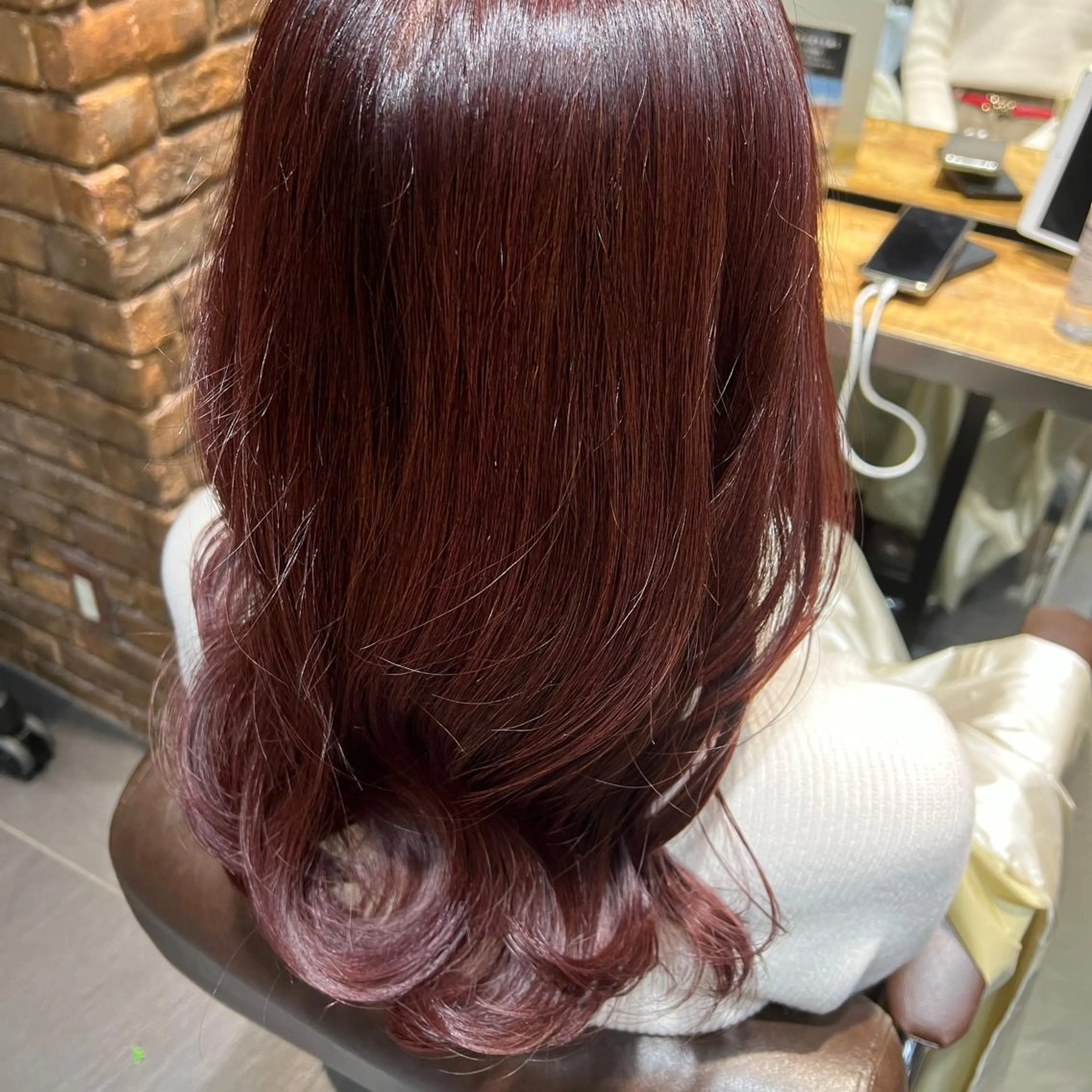 ロング カラー ブリーチ ブリーチなしカラー ピンクカラー kako　ショート ボブのヘアスタイル