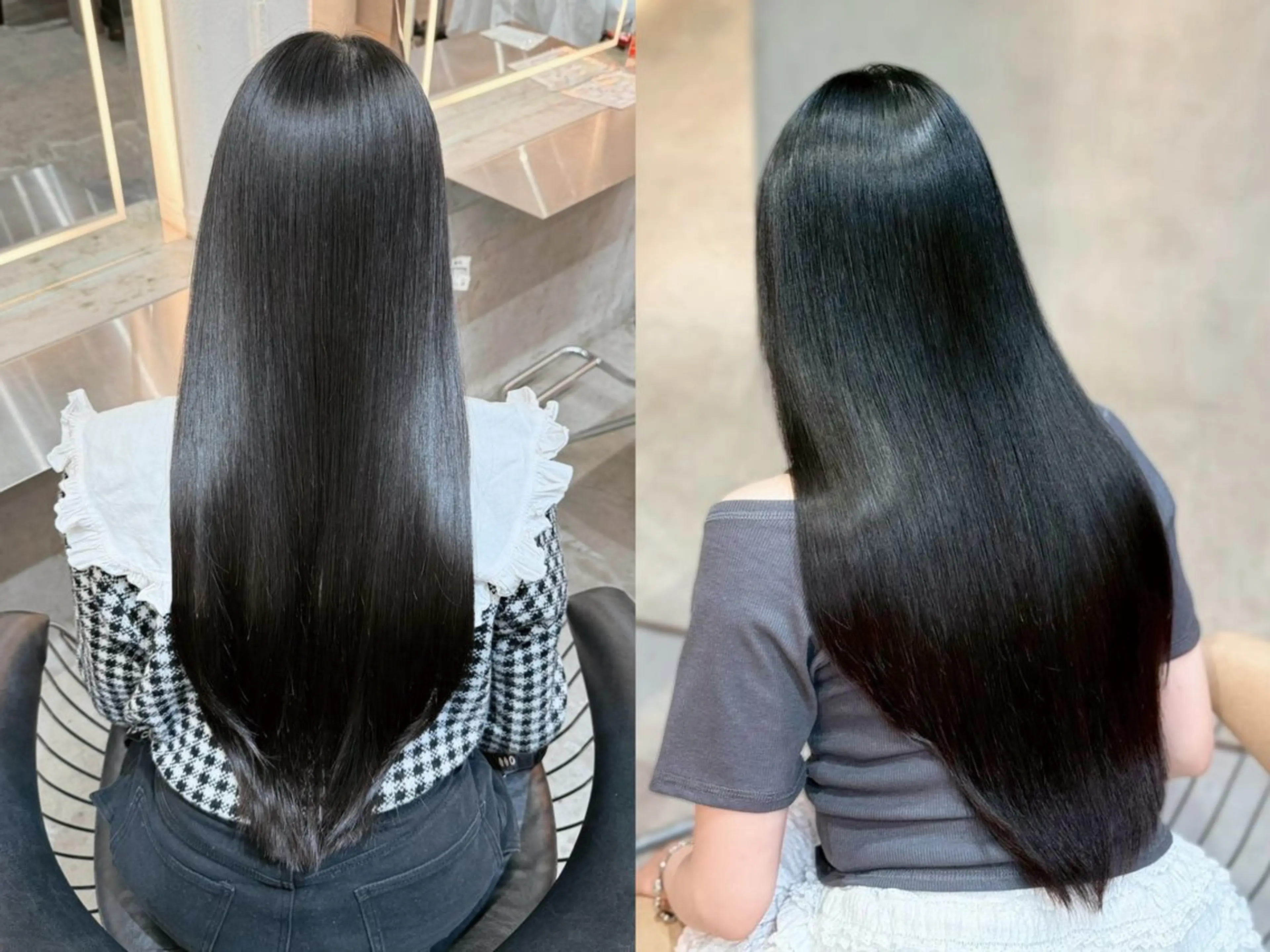 ロング 縮毛矯正 トリートメント 西川 大晴のヘアスタイル