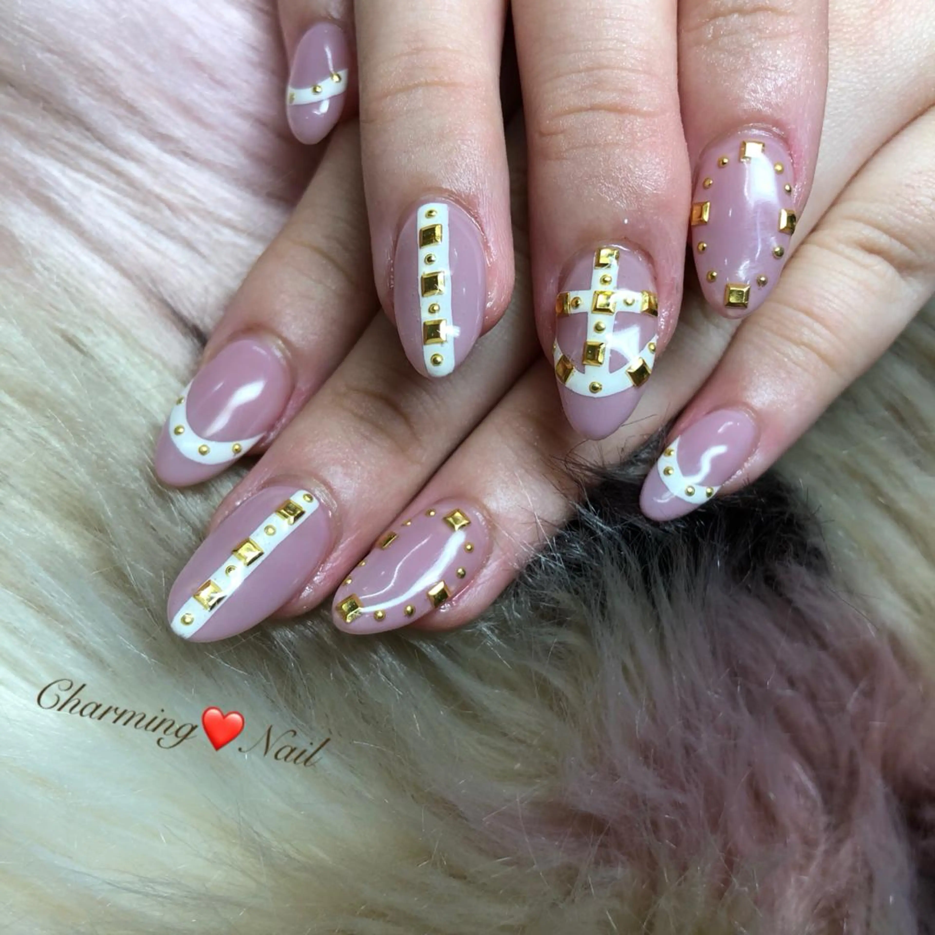 ネイル フレンチネイル ピンク スカルプネイル Nailist Amiのその他イメージ