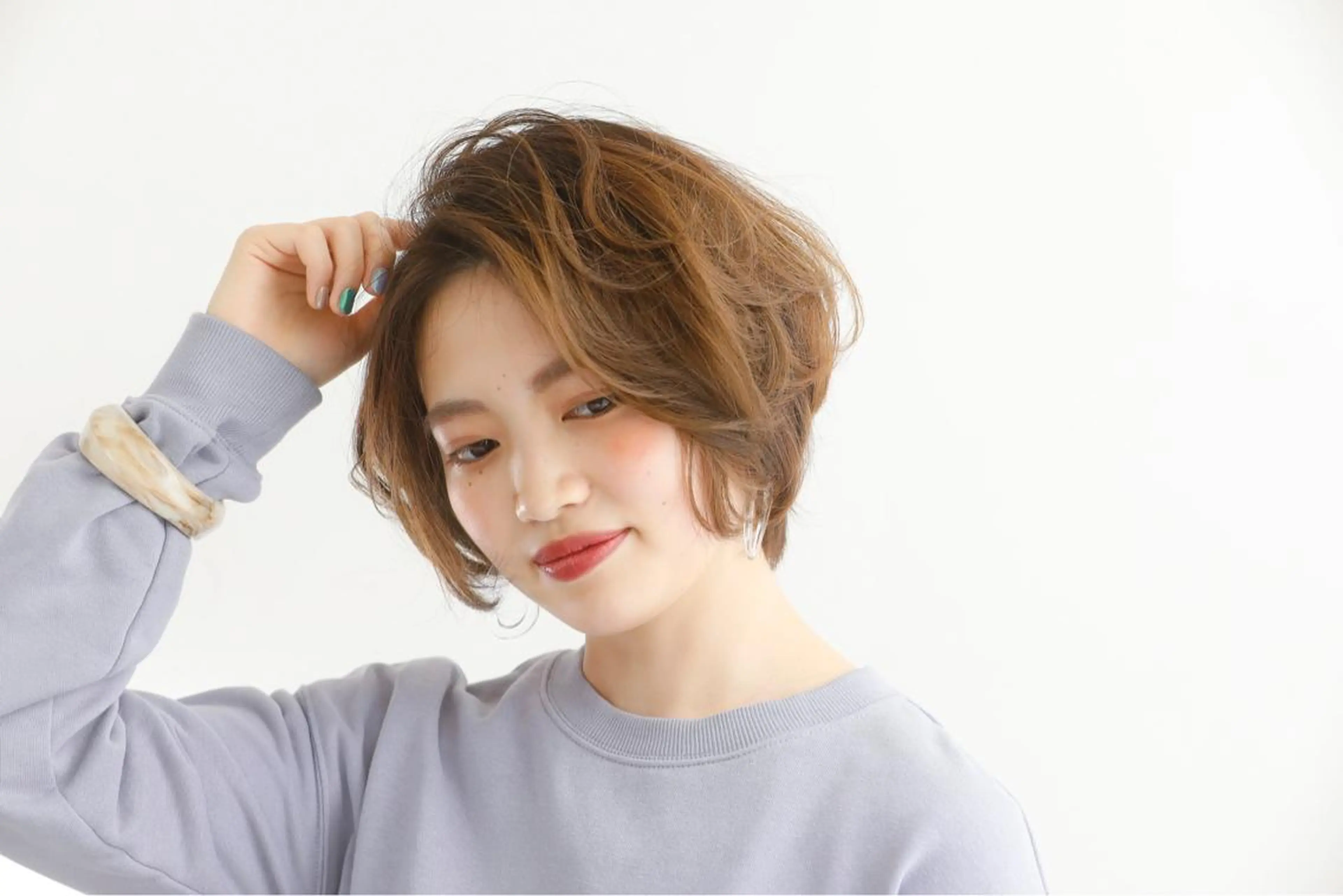 ショート 勝沼 佑季のヘアスタイル