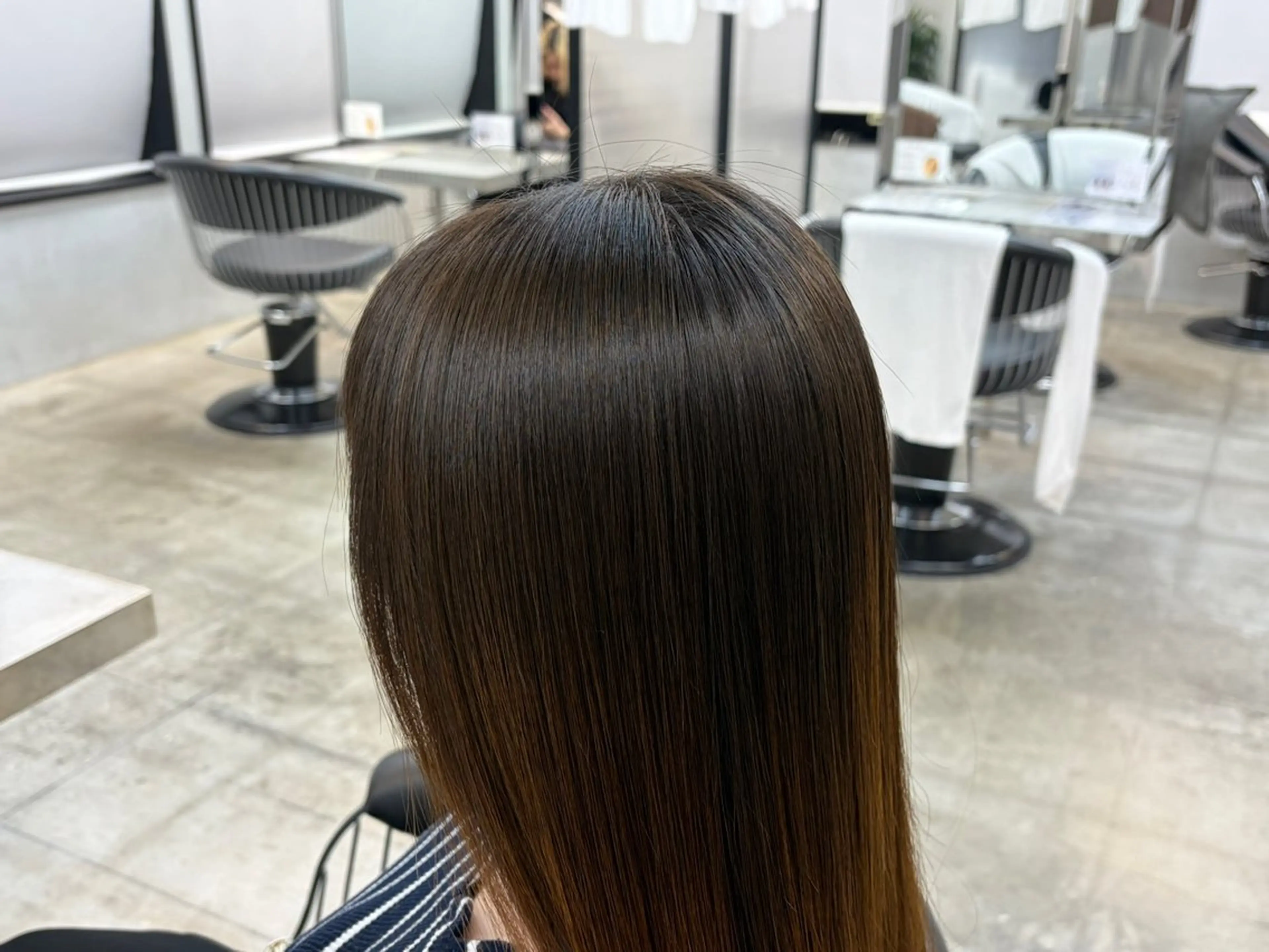 パーマ 縮毛矯正 縮毛矯正/ 豊島怜のヘアスタイル