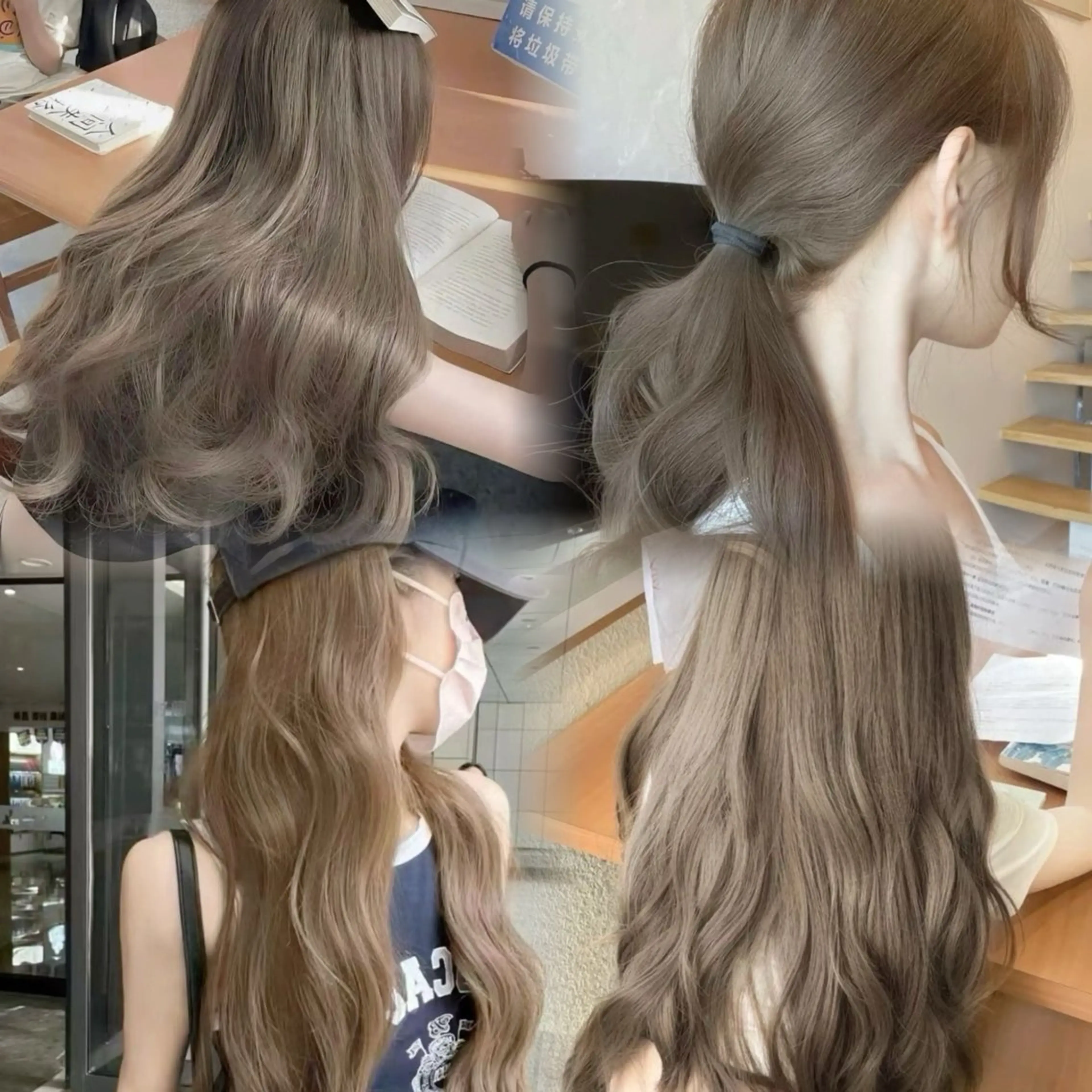 ロング カラー ヘアカラー 韓国ヘアメンズ・レデ ィース特化ミクのヘアスタイル