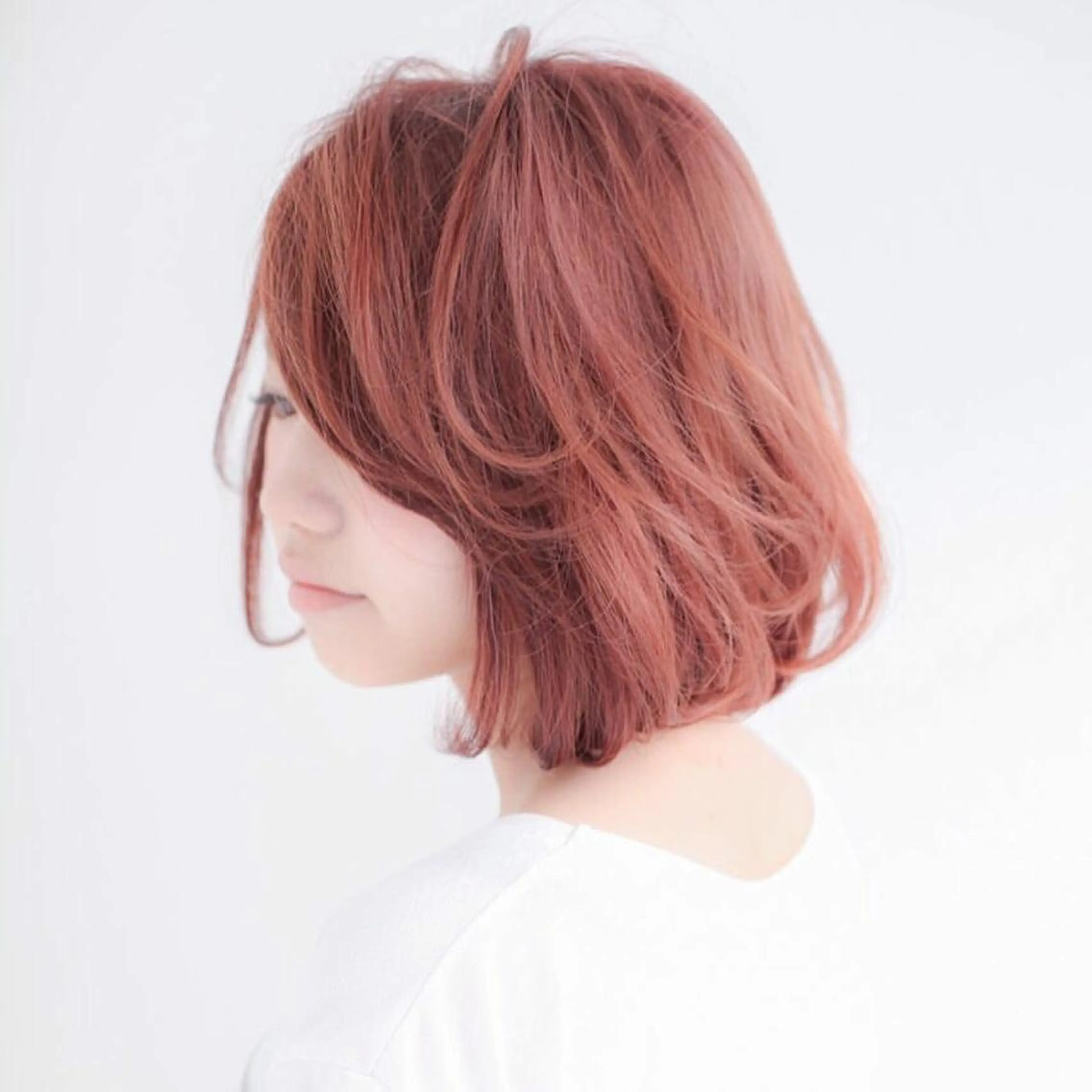 ショート カラー ピンクカラー ボブ ブリーチ/髪質改善 NYNY大久保のヘアスタイル