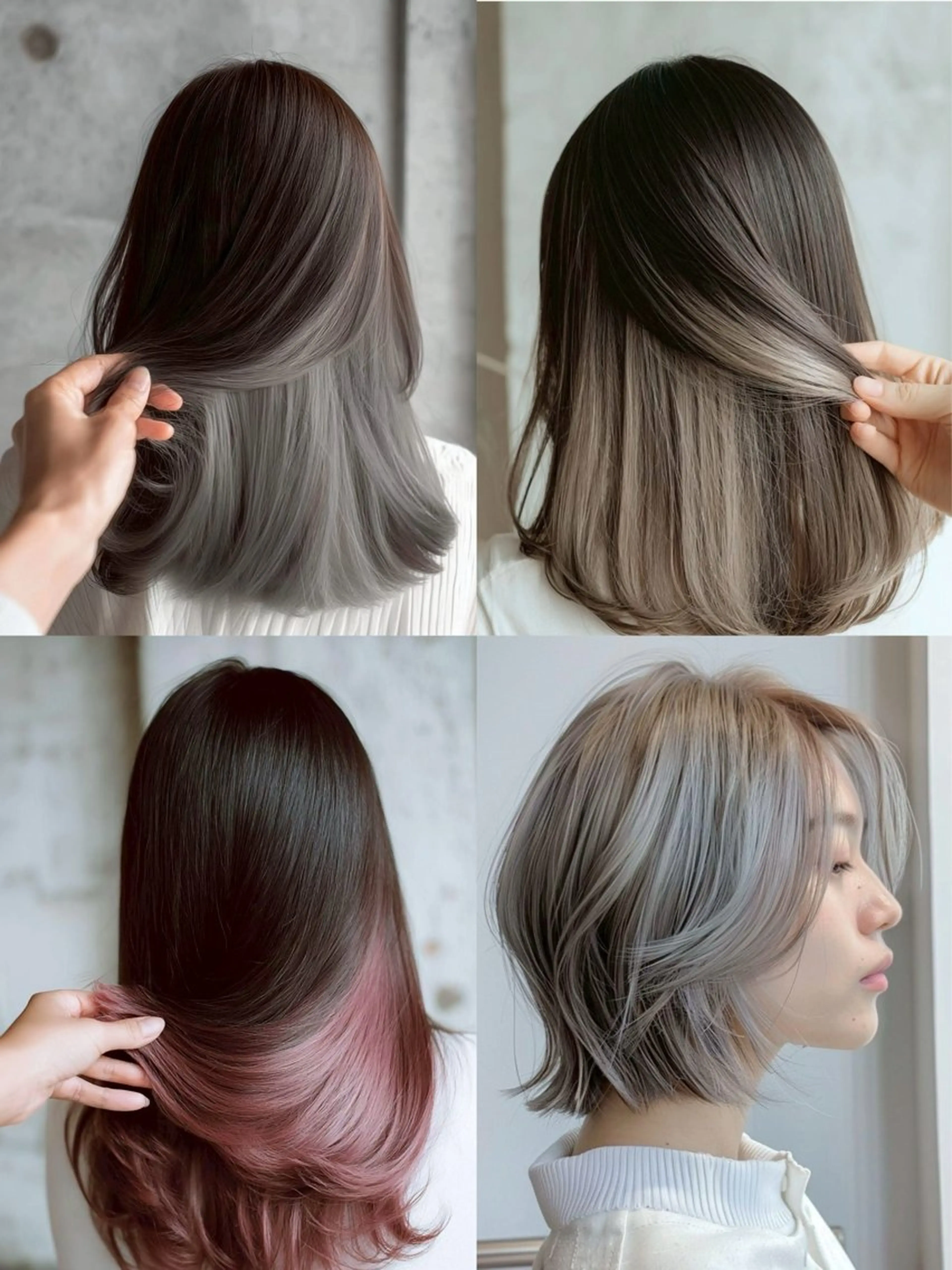 セミロング カット ヘアカラー トリートメント 【明石の艶髪神様】 染澤尋統のヘアスタイル