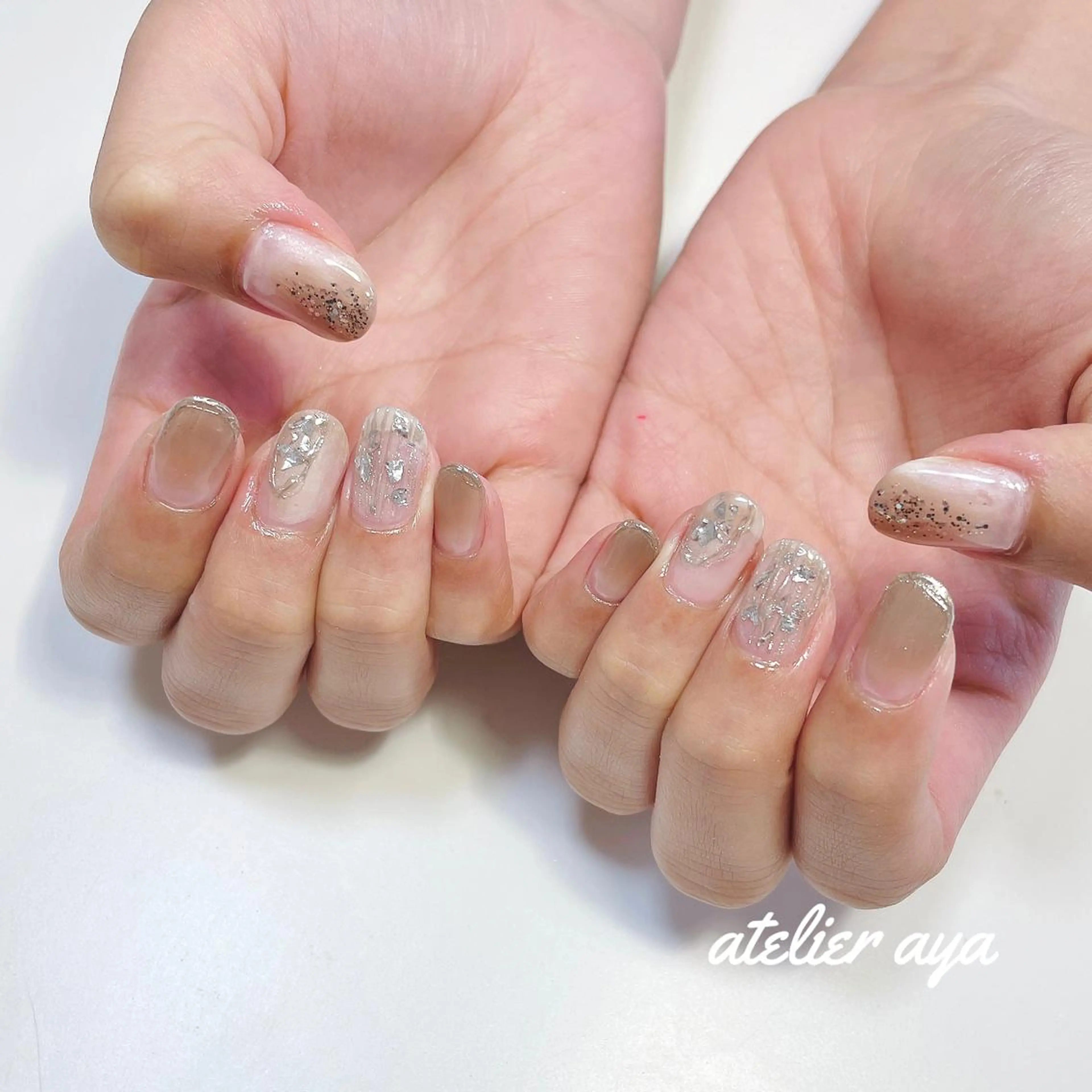 ネイル ニュアンスネイル 北名古屋♡ ayanaのネイルデザイン