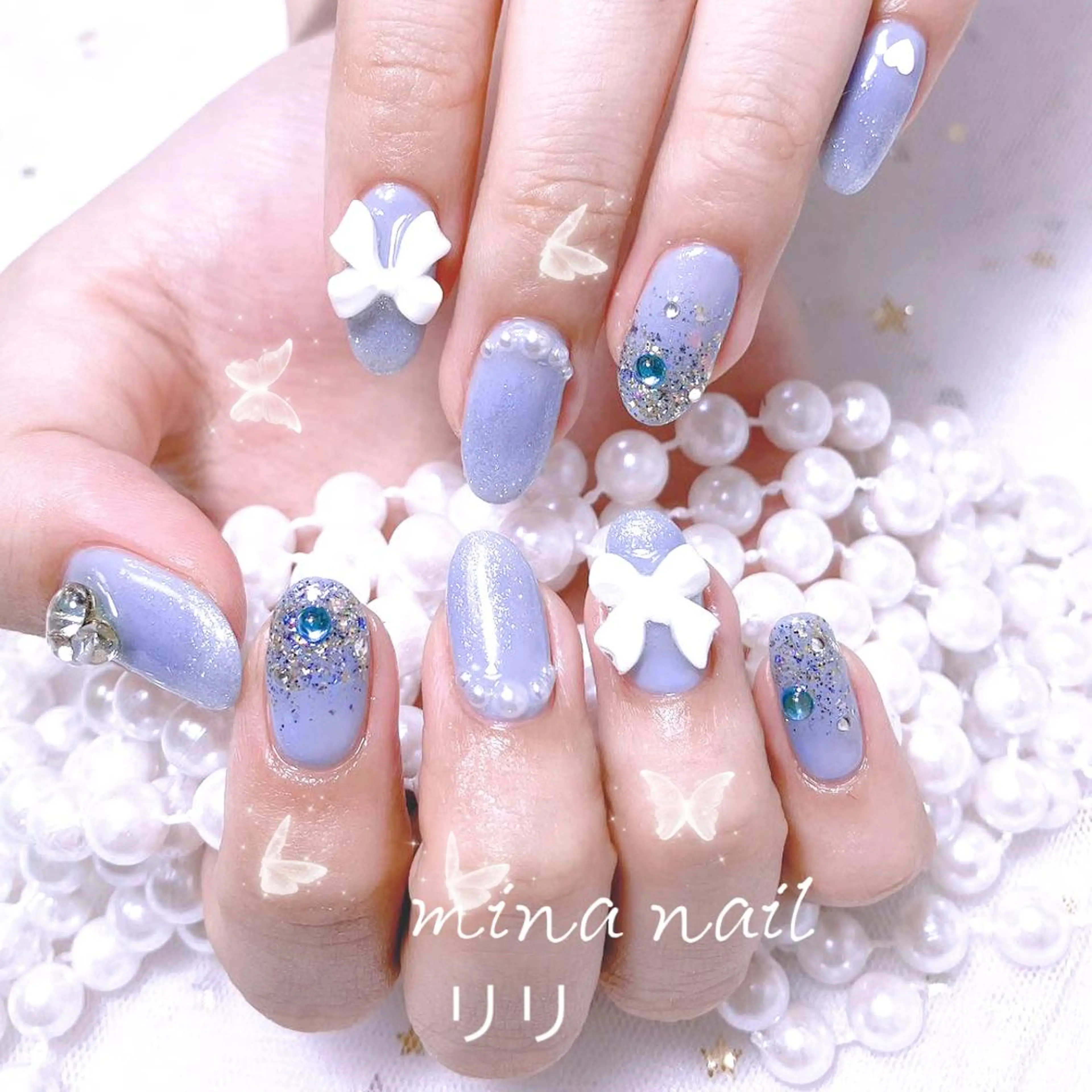 ネイル 🎀まゆ 🪽🐾のネイルデザイン