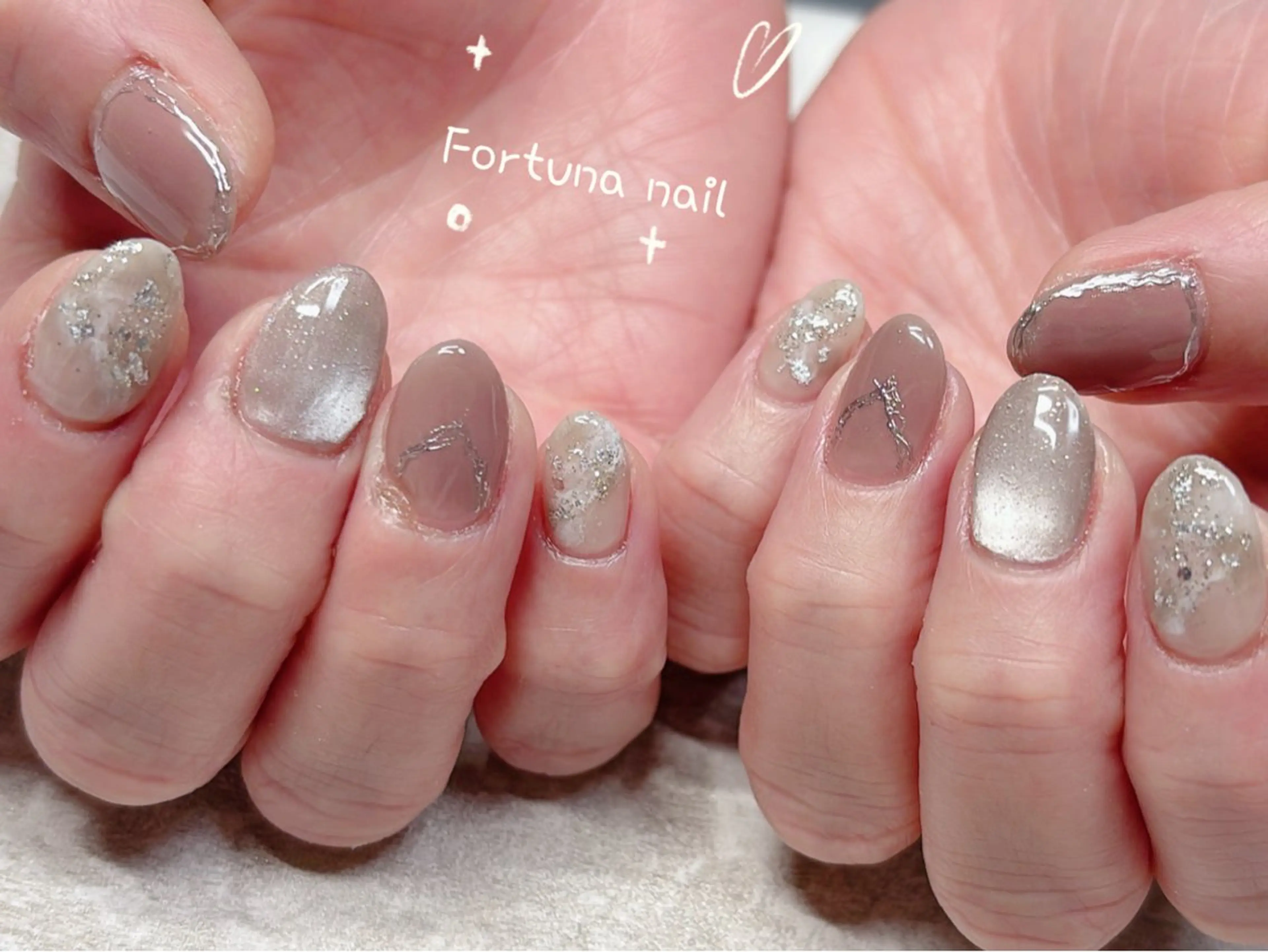 ネイル ハンドネイル Nail •Head スパFortunaのネイルデザイン