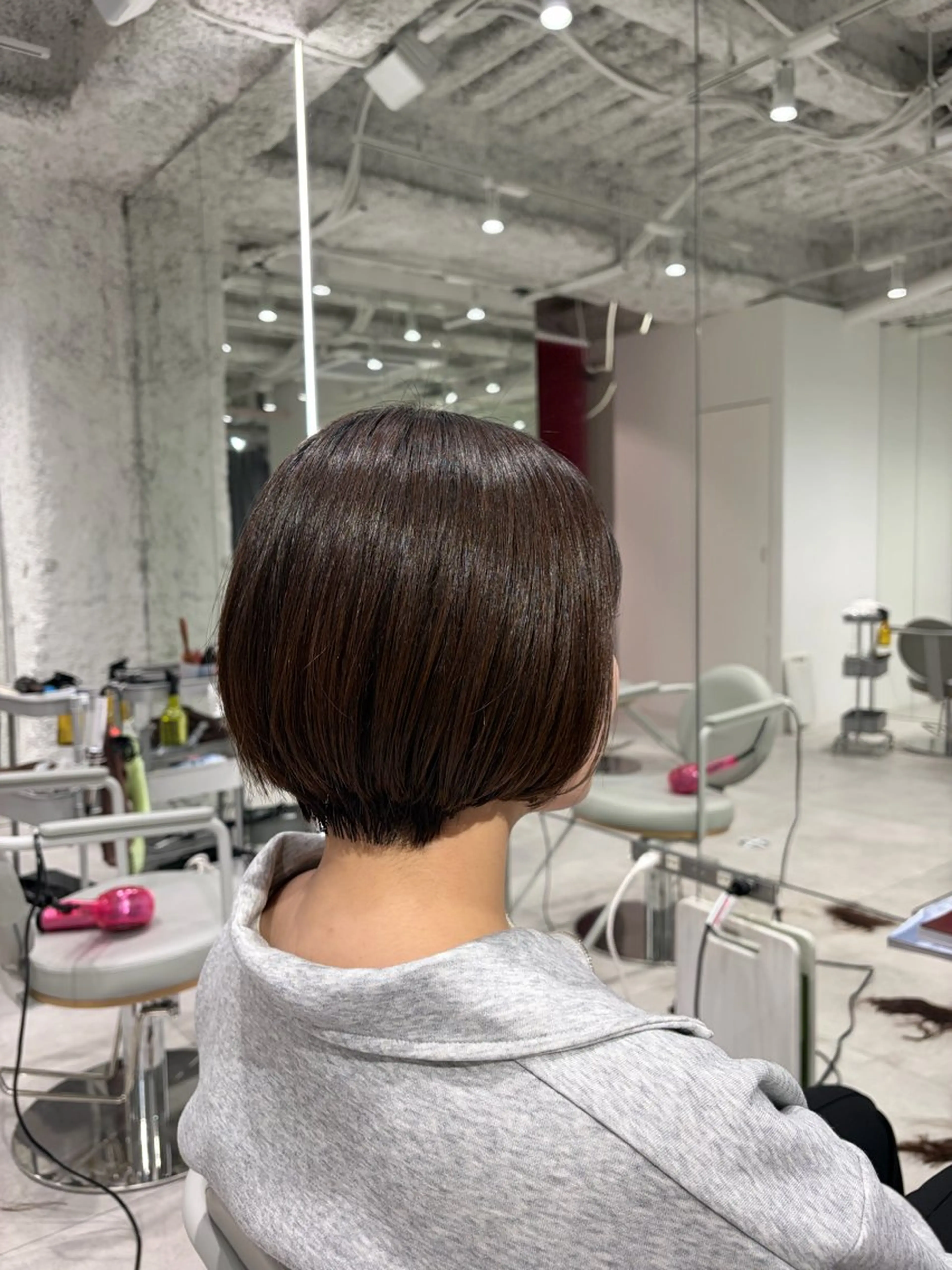 ショート ショートボブ ボブ ショートヘア レイヤー♡ 石川優奈のヘアスタイル