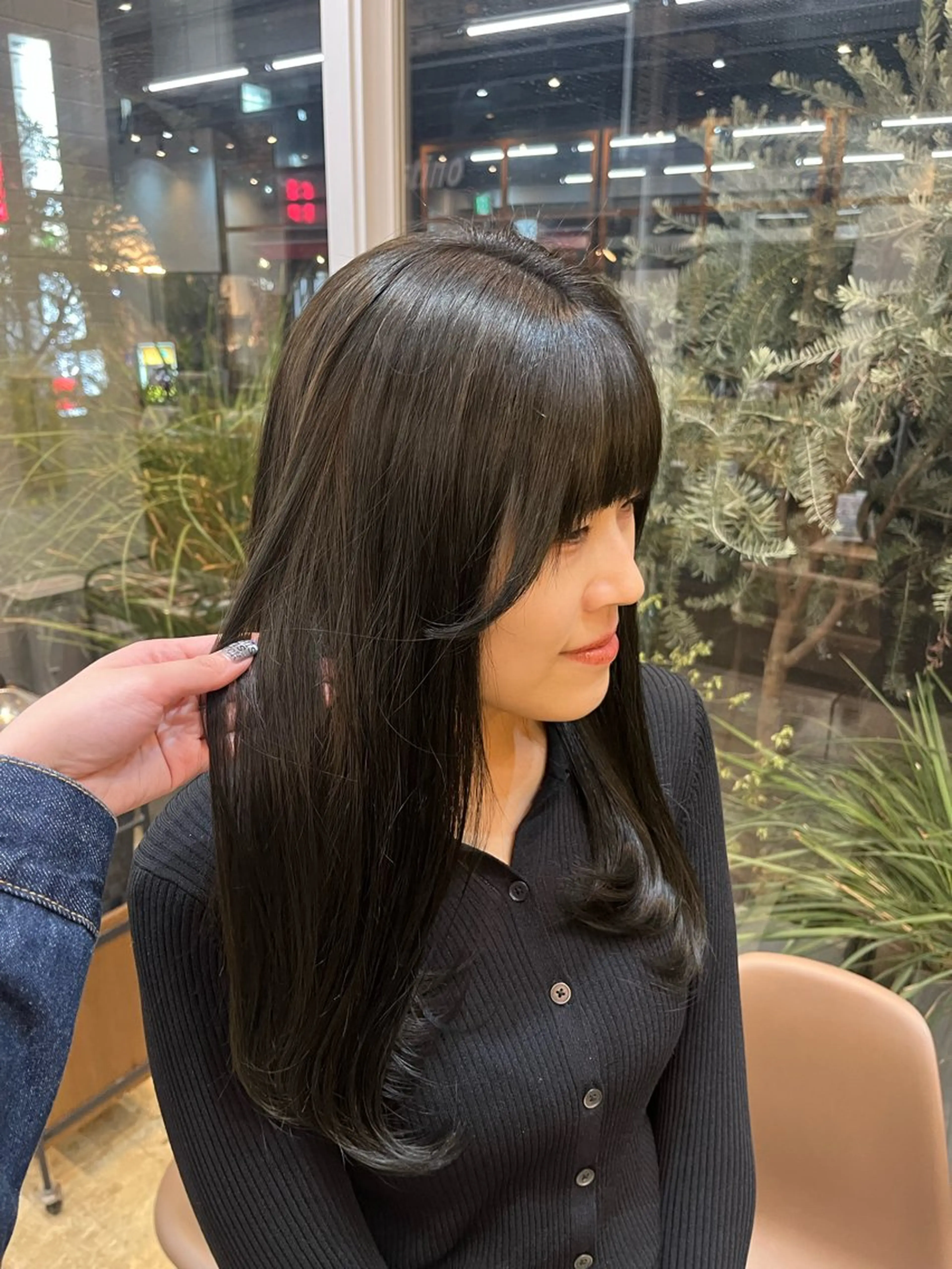 ロング ヘアカラー トリートメント 相田 佳乃のヘアスタイル