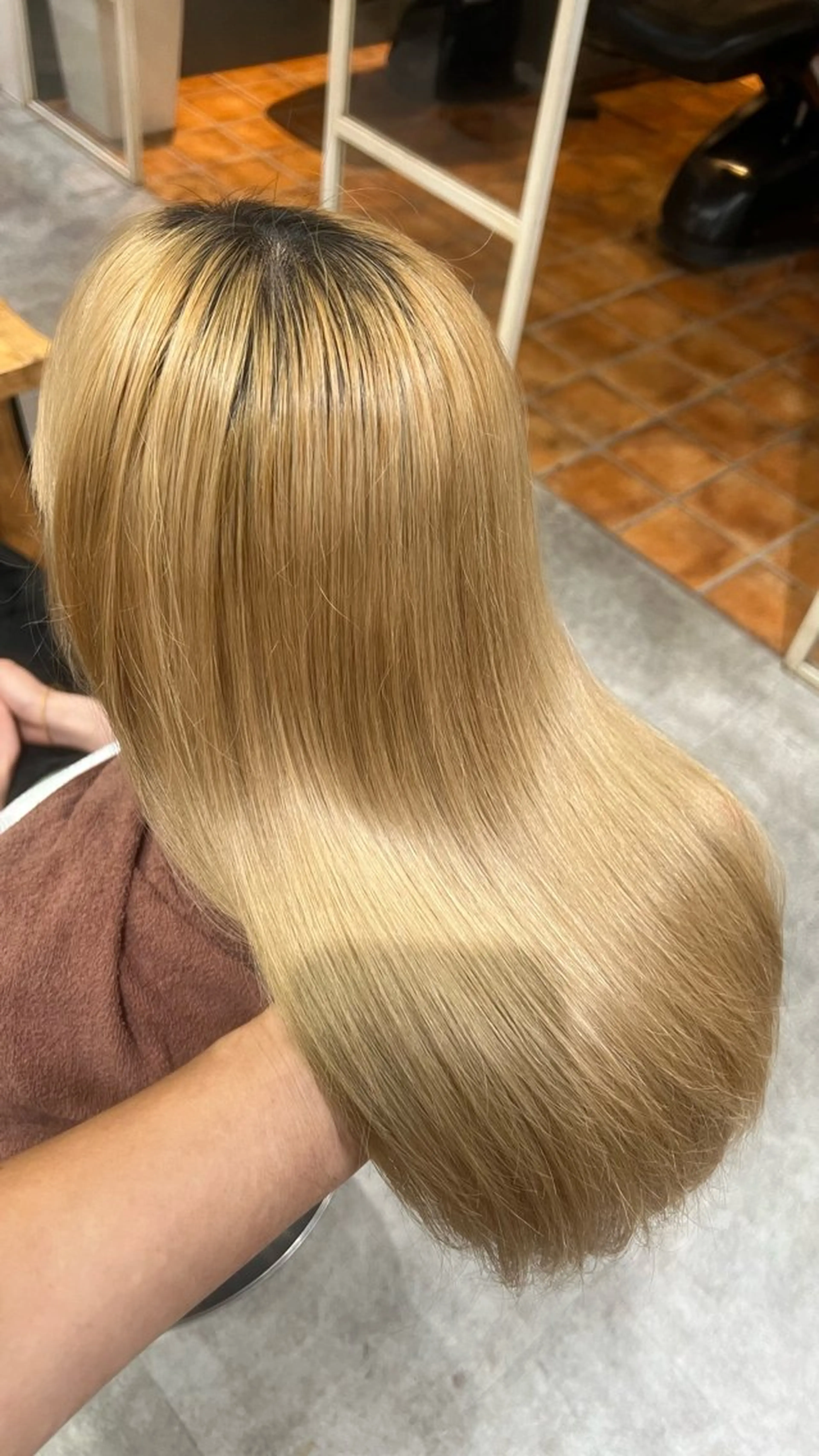 セミロング ヘアアレンジ ハイライト 髪質改善 韓国風ヘア 縮毛矯正 トリートメント カット 縮毛矯正 トリートメント 綺麗な髪質にしたい方 限定🌈清水　祥のヘアスタイル