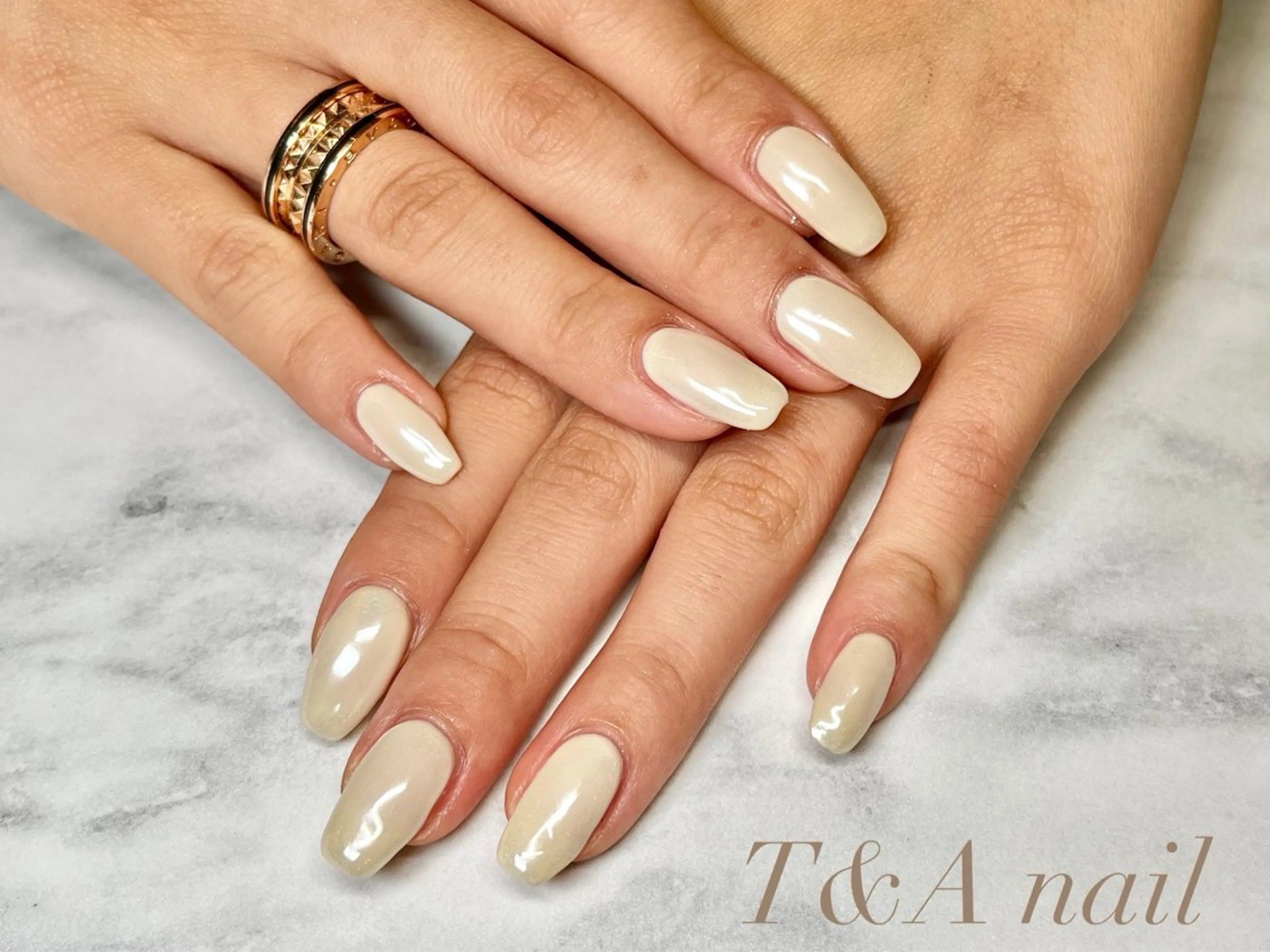 ネイル 長さ出し ジェルネイル ニュアンスネイル ワンカラーネイル スカルプネイル T&A nailのネイルデザイン