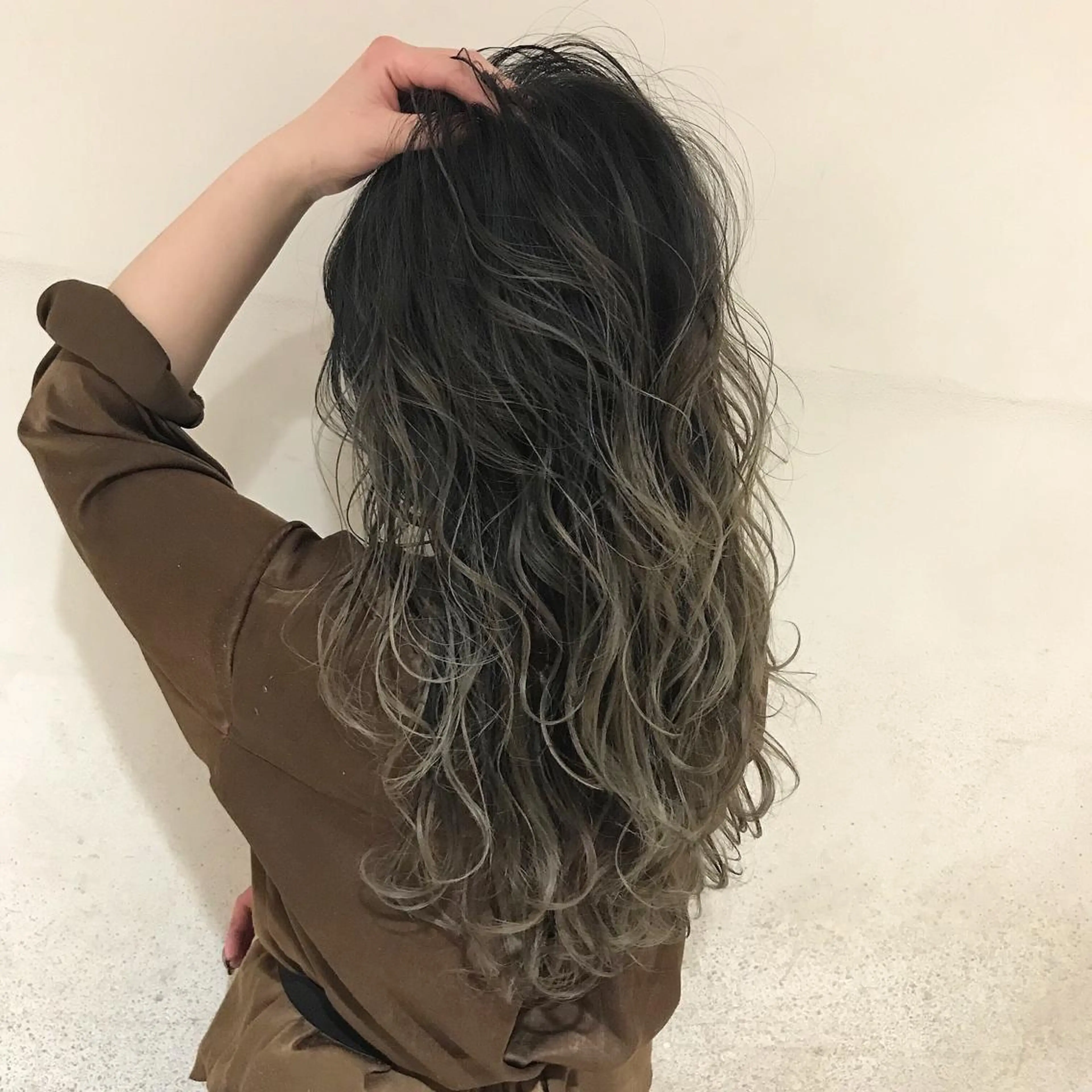 ロング 福原 優介のヘアスタイル